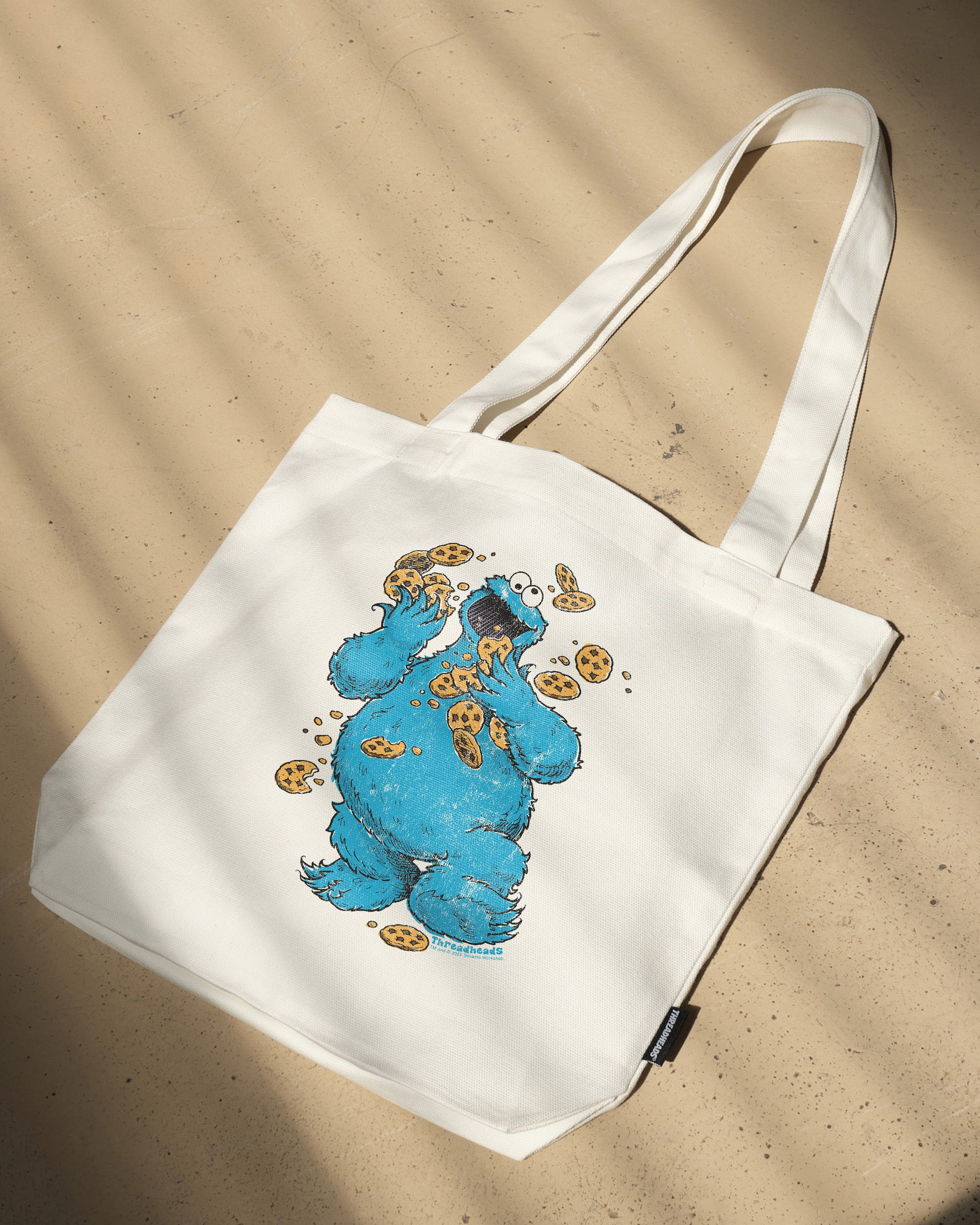 Cookie Monster Om Nom Nom Tote Bag