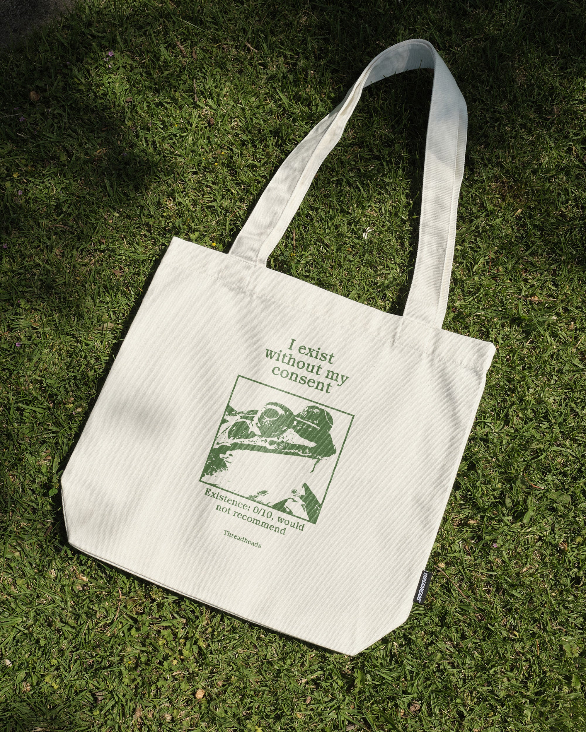 I Exist Without My Consent Tote Bag Australia Online Threadheads