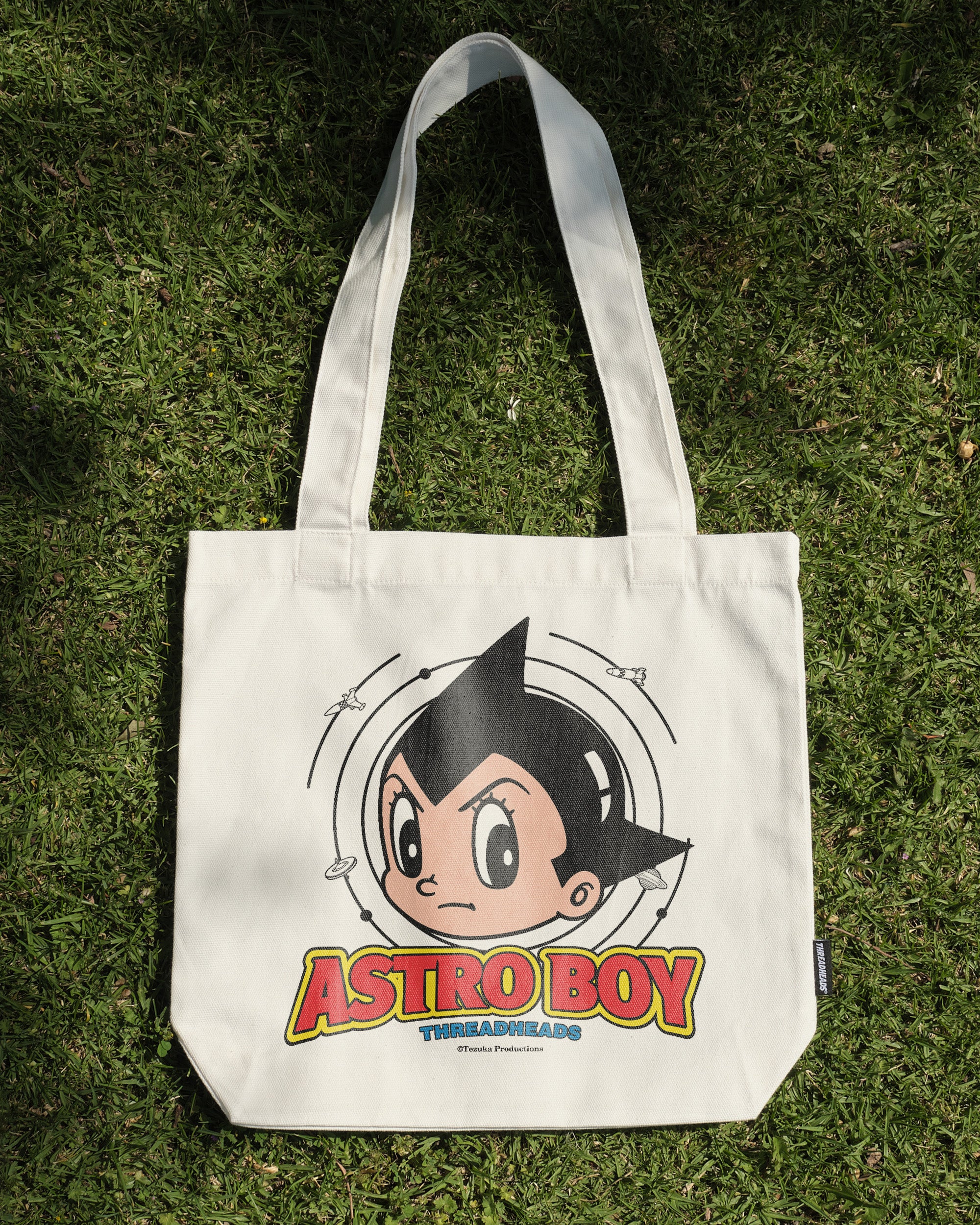 Astro Boy Space Head Tote Bag