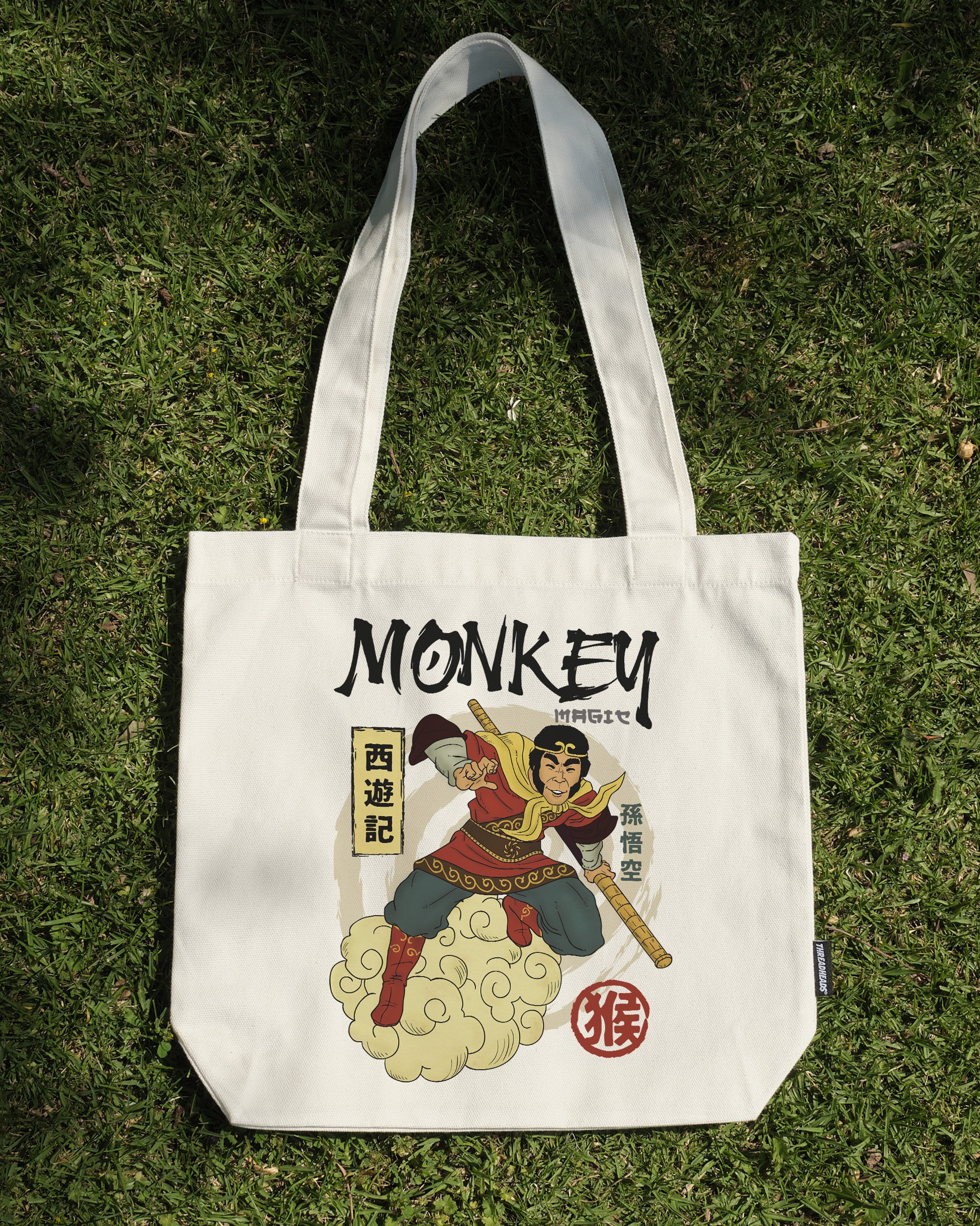 Monkey Magic Tote Bag Australia Online #colour_natural
