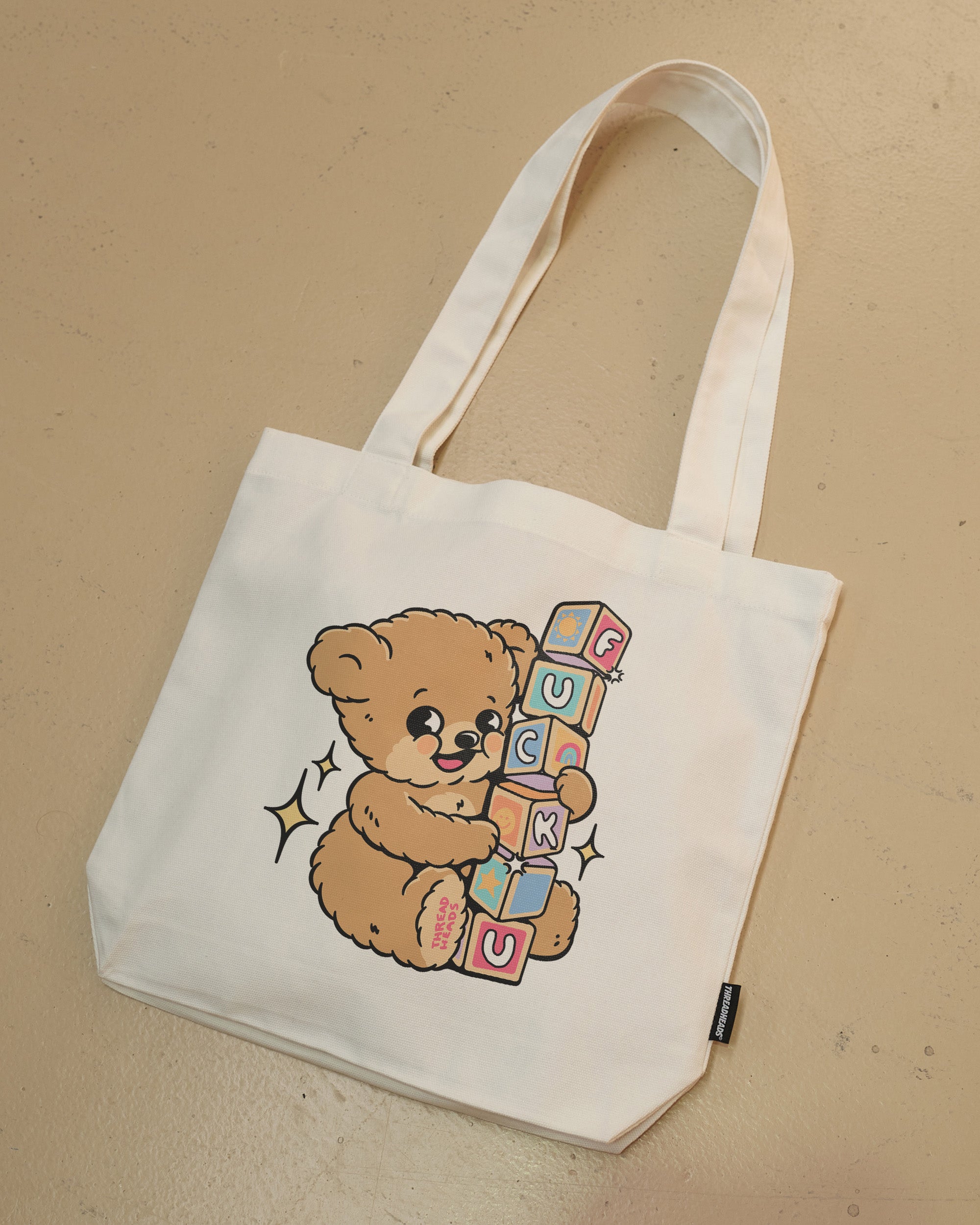 Spell It Out Teddy Tote Bag