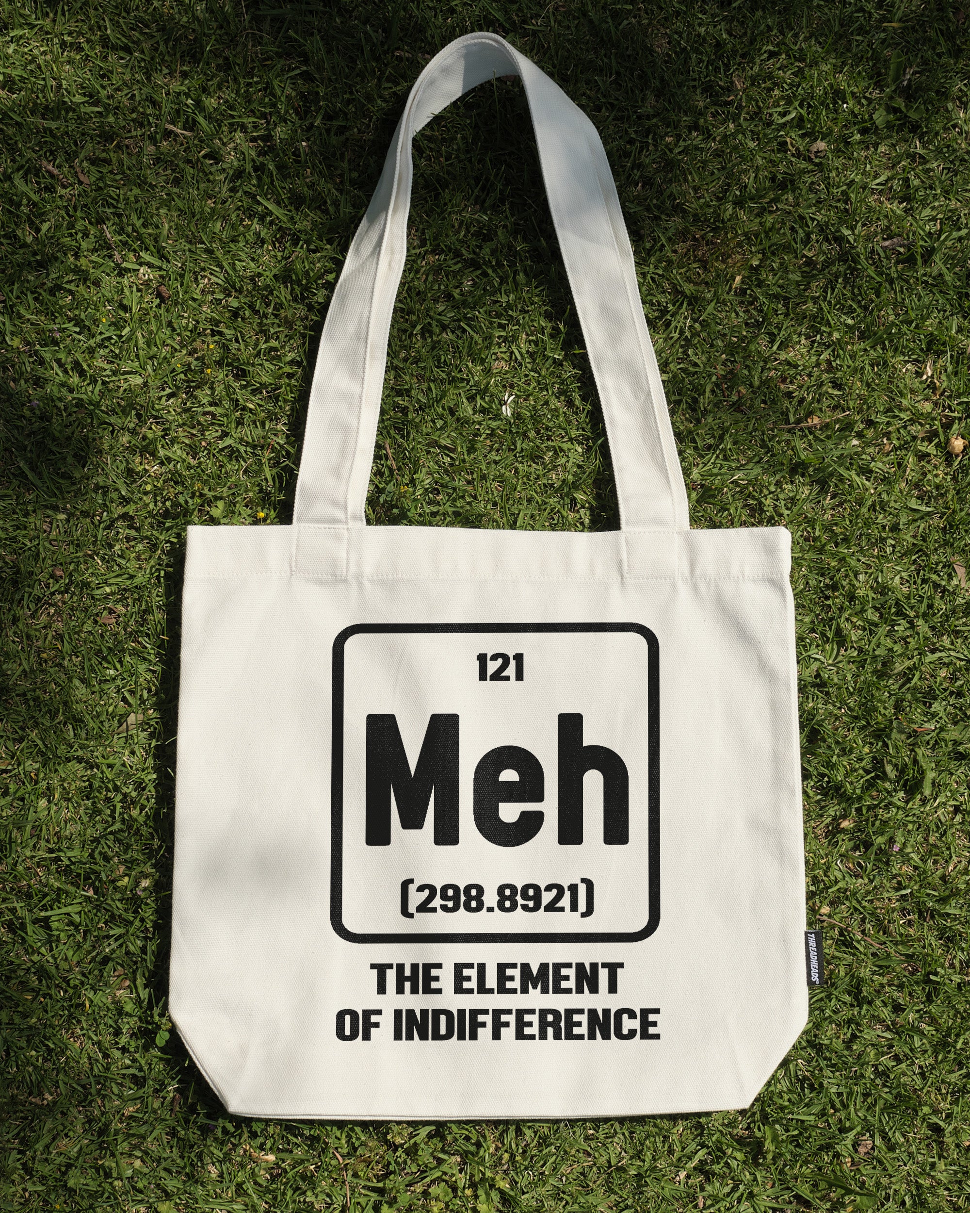 Meh The Element of Indifference Tote Bag