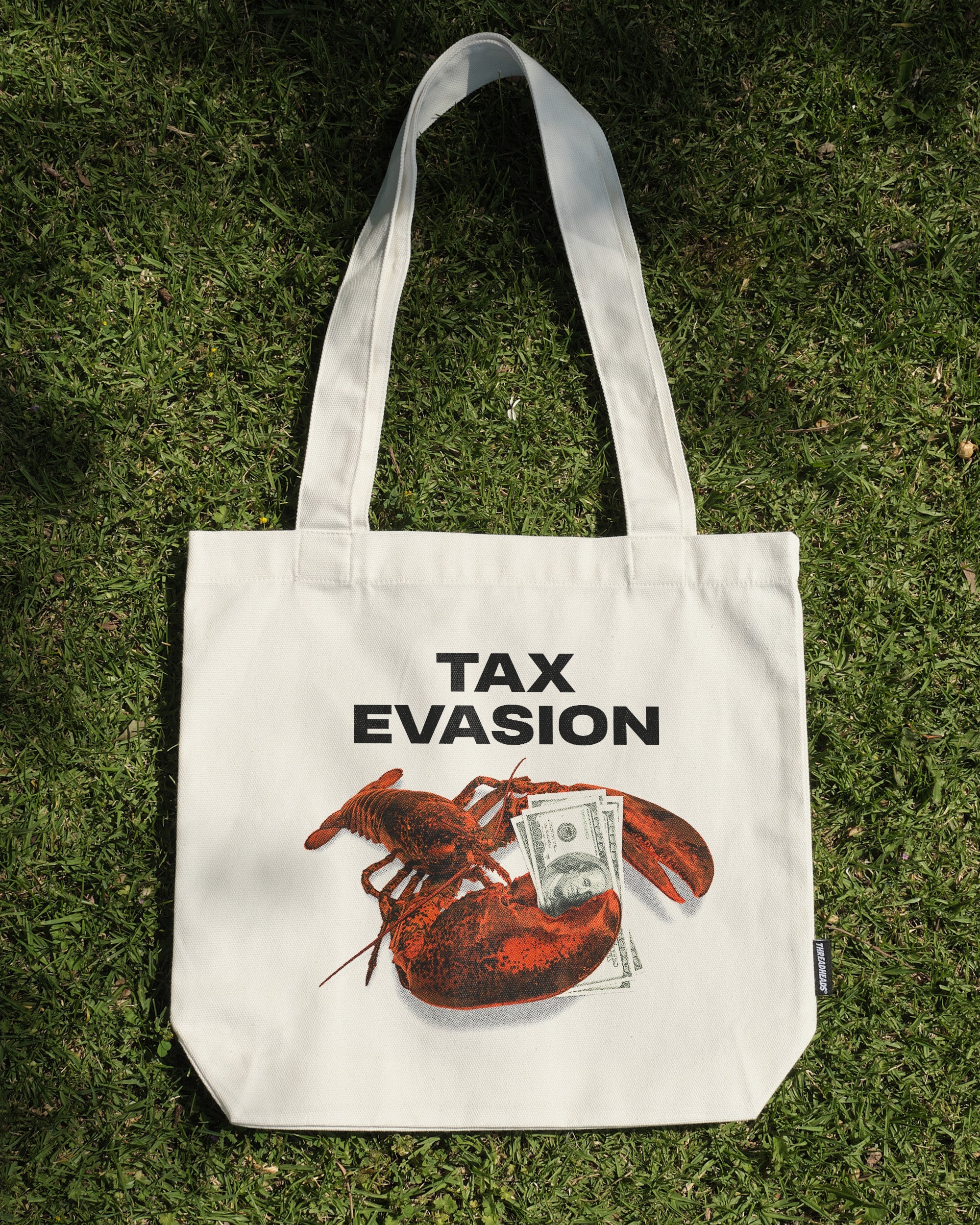 Tax Evasion Tote Bag Australia Online Natural