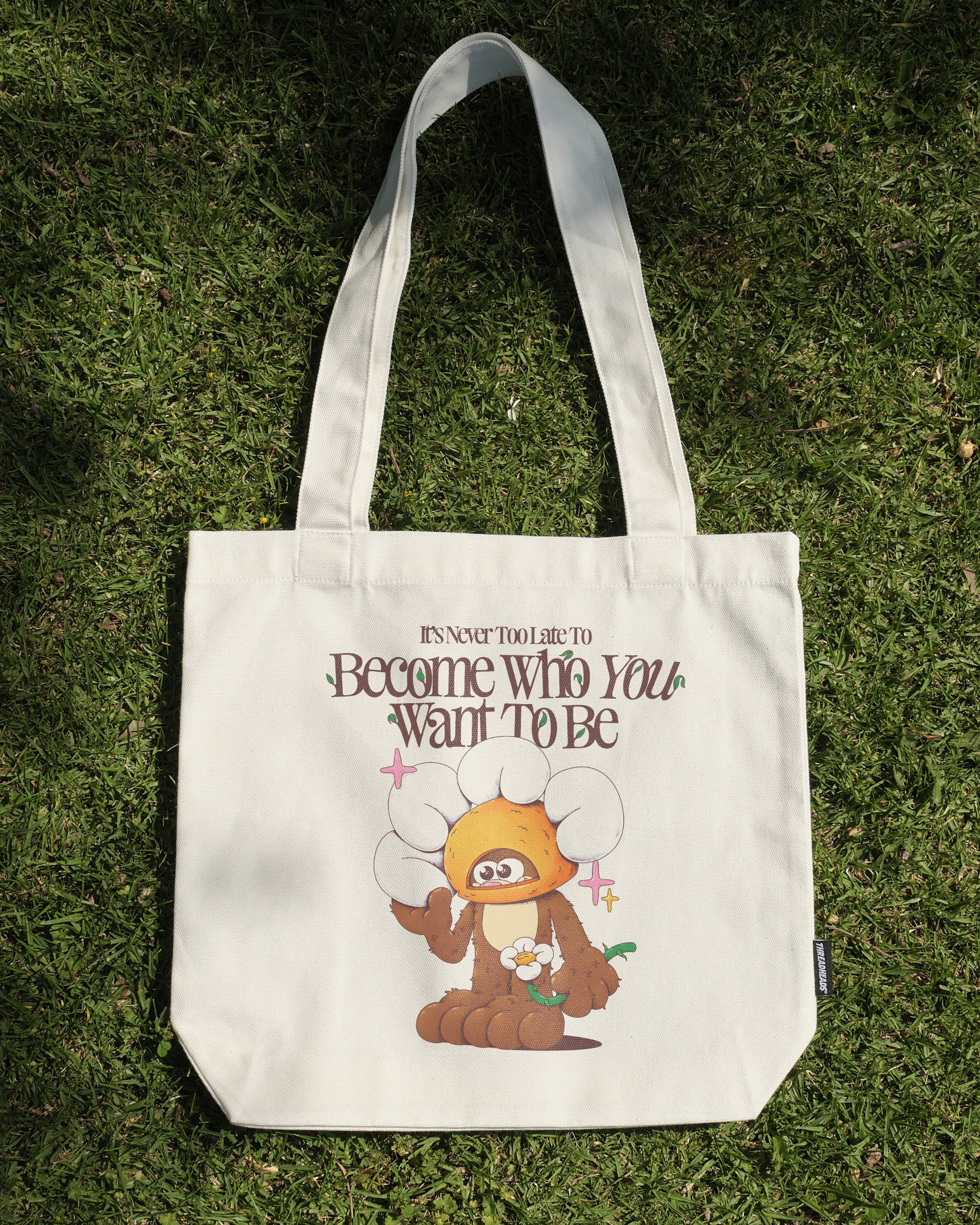 Become Who You Want To Be Tote Bag Australia Online Natural