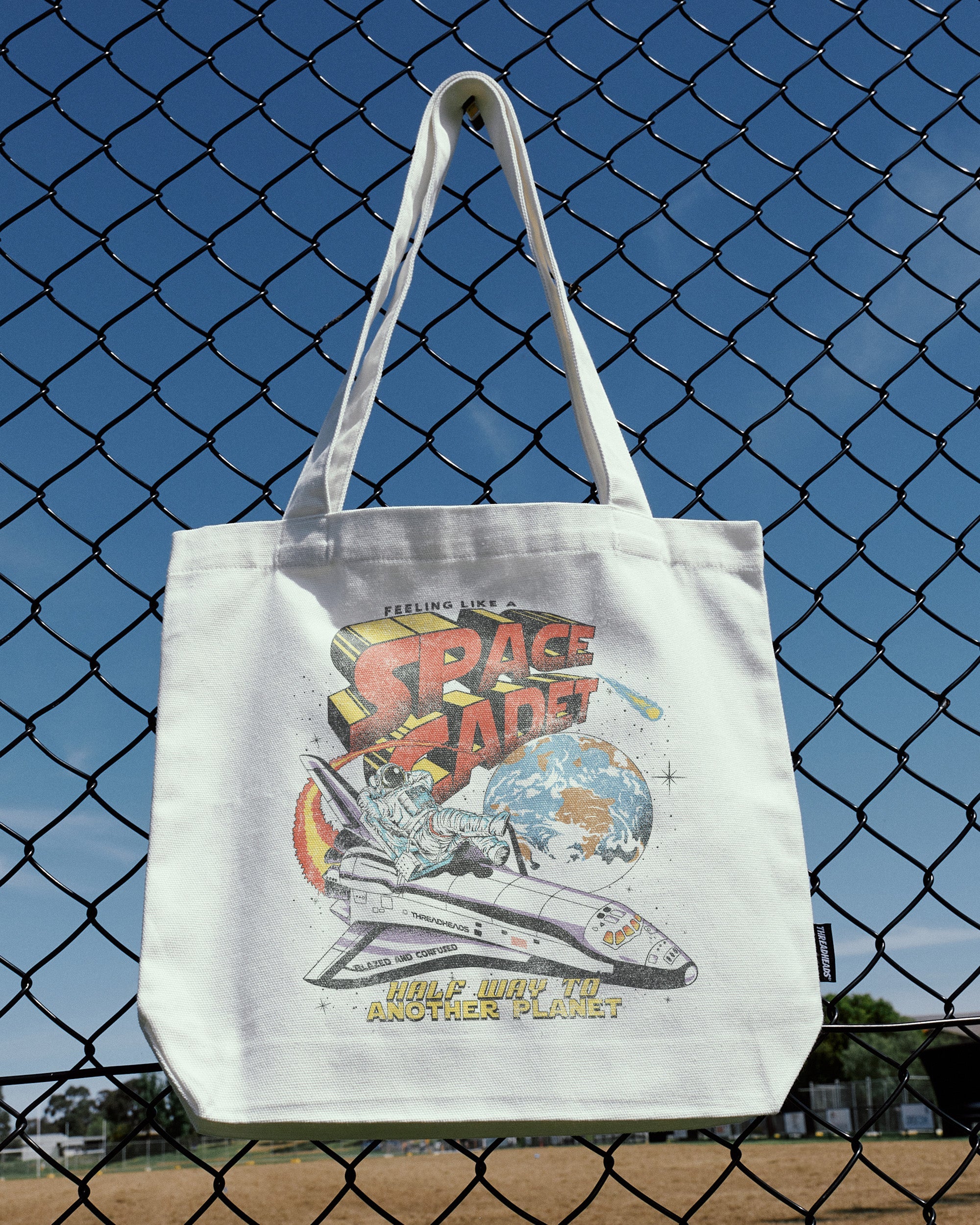 Space Cadet Tote Bag Australia Online Natural