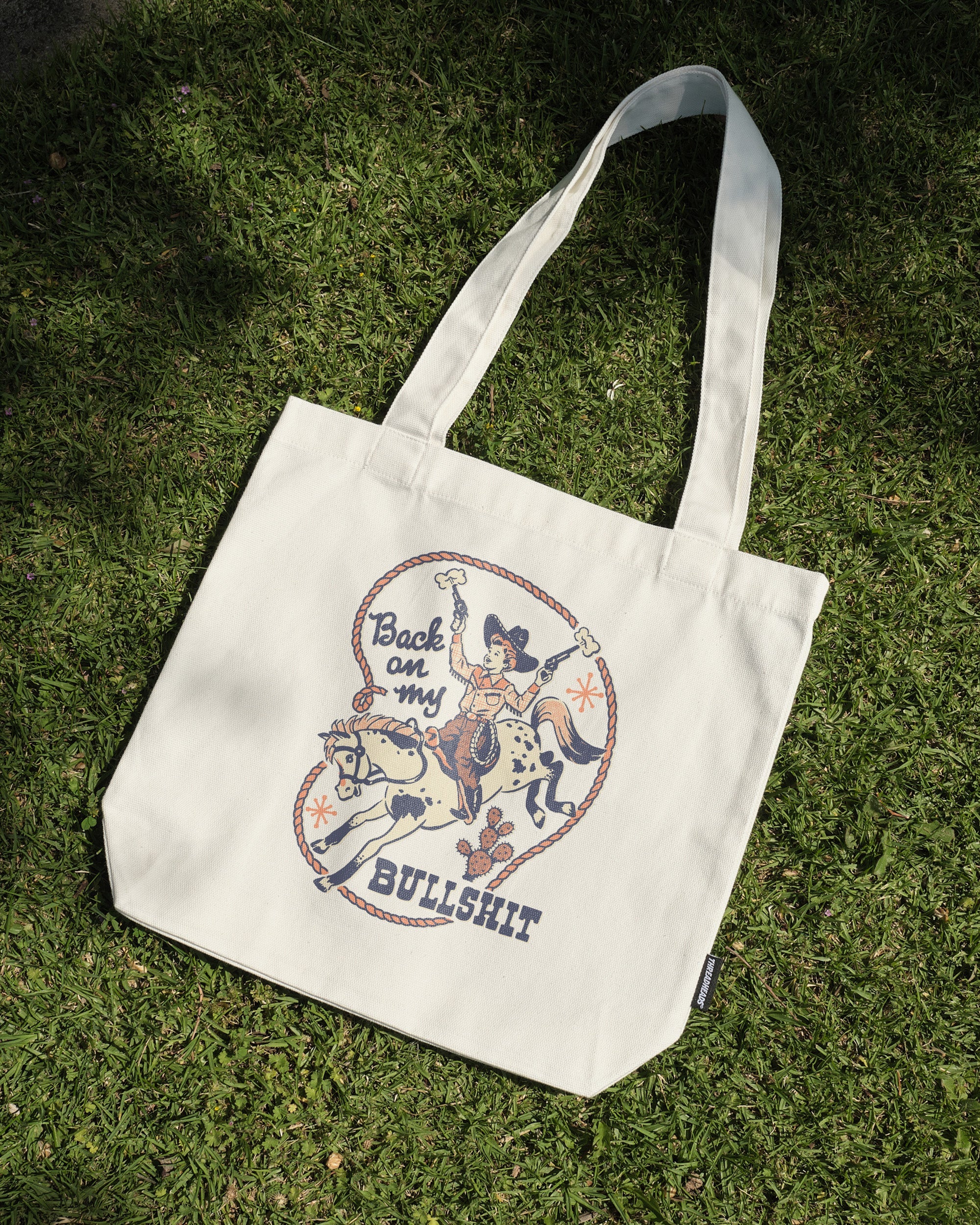 Back On My Bullshit Tote Bag Australia Online Natural