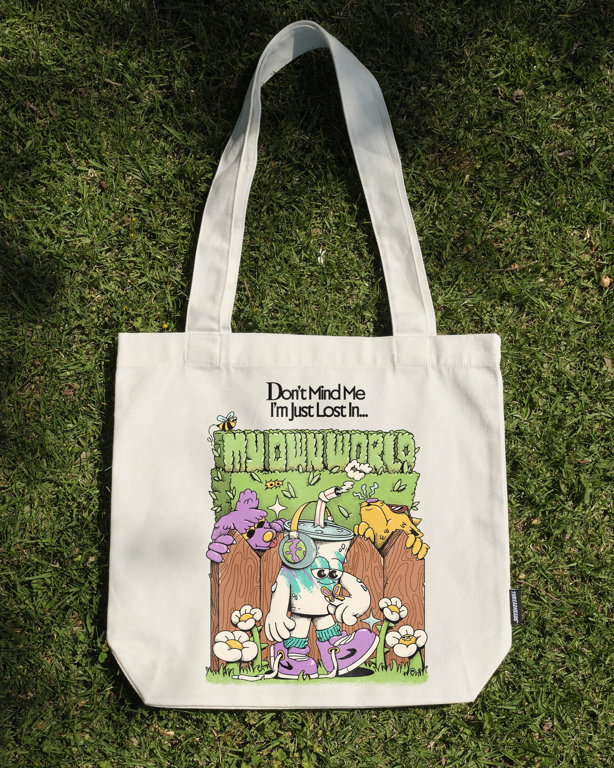 In My Own World Tote Bag Australia Online Natural