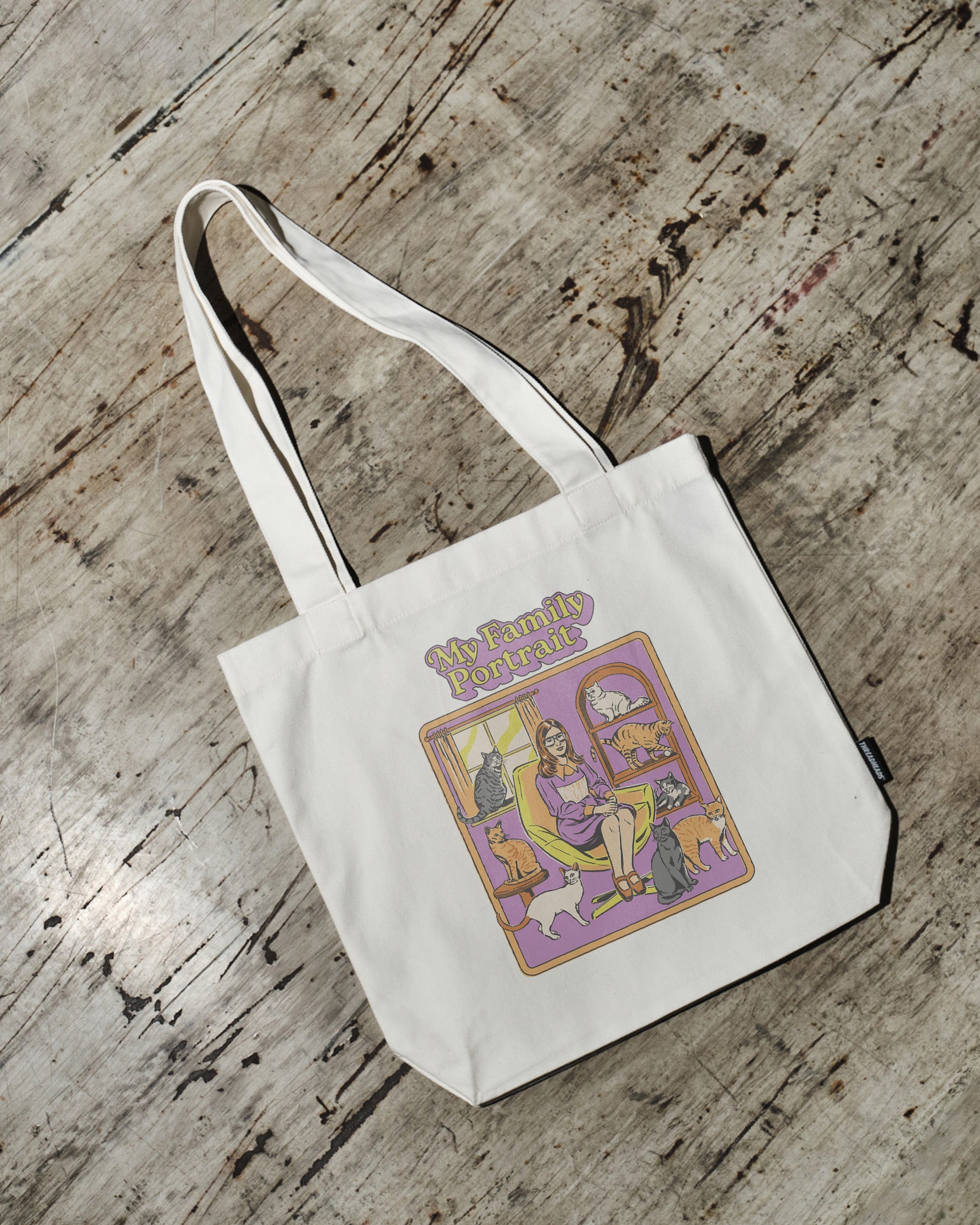 My Family Portrait Tote Bag Australia Online Natural