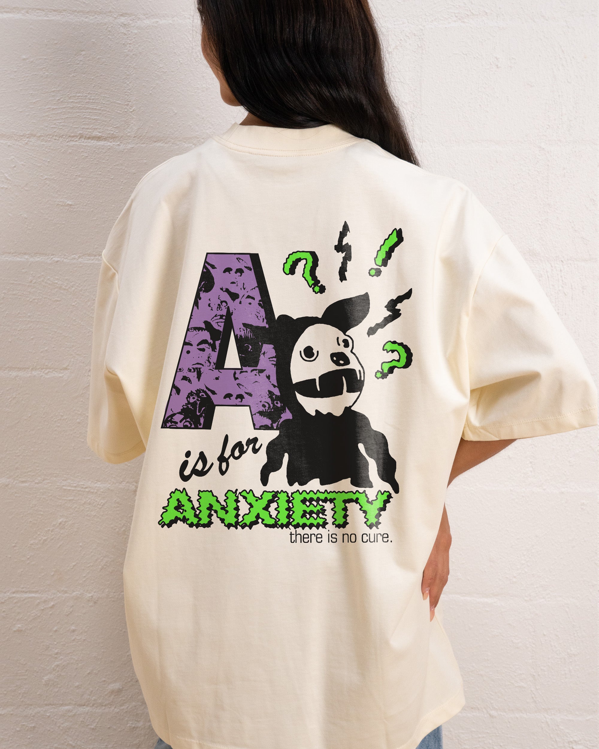 A Is For Anxiety Oversized Tee