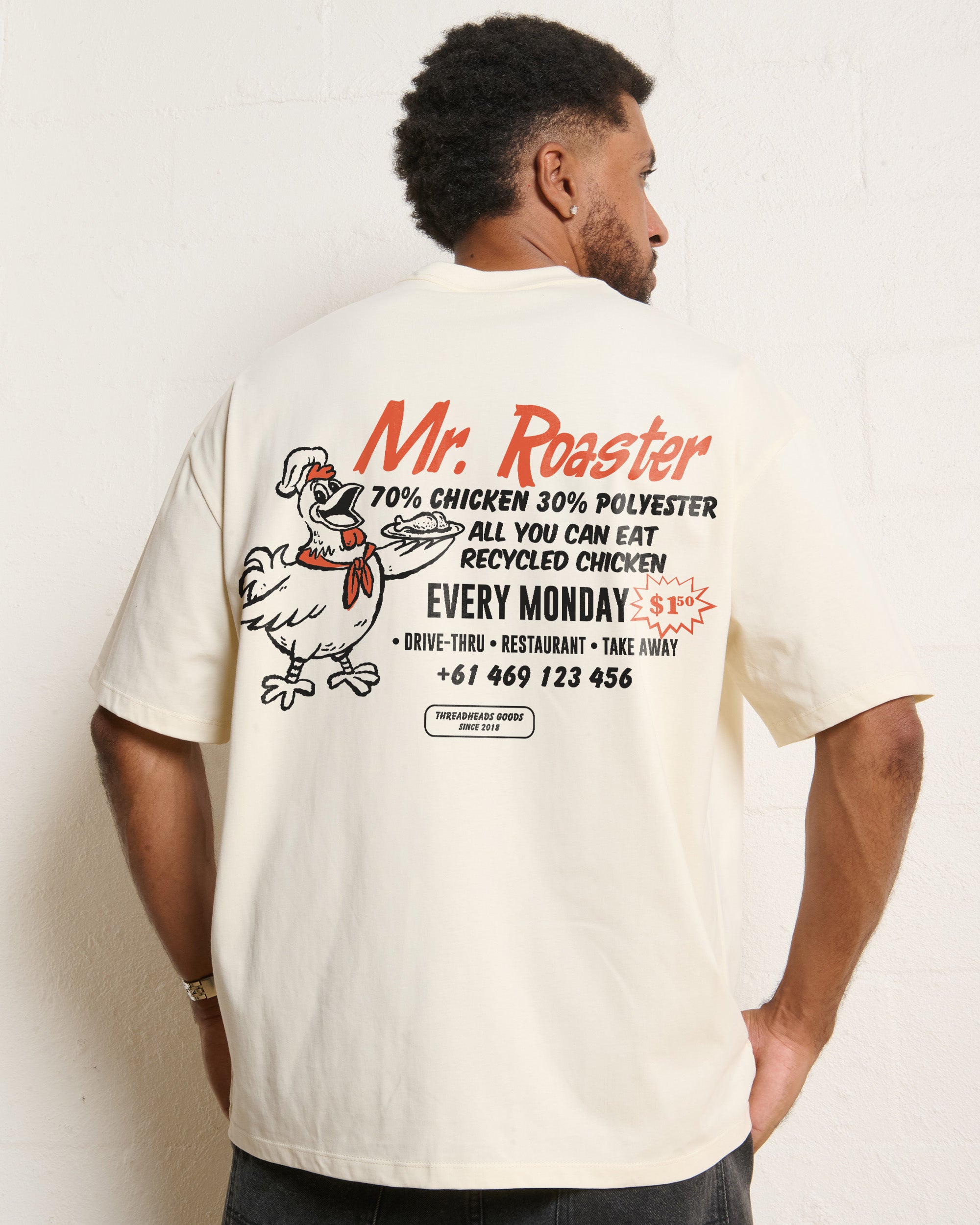 Mr. Roaster Fried Chicken Oversized Tee