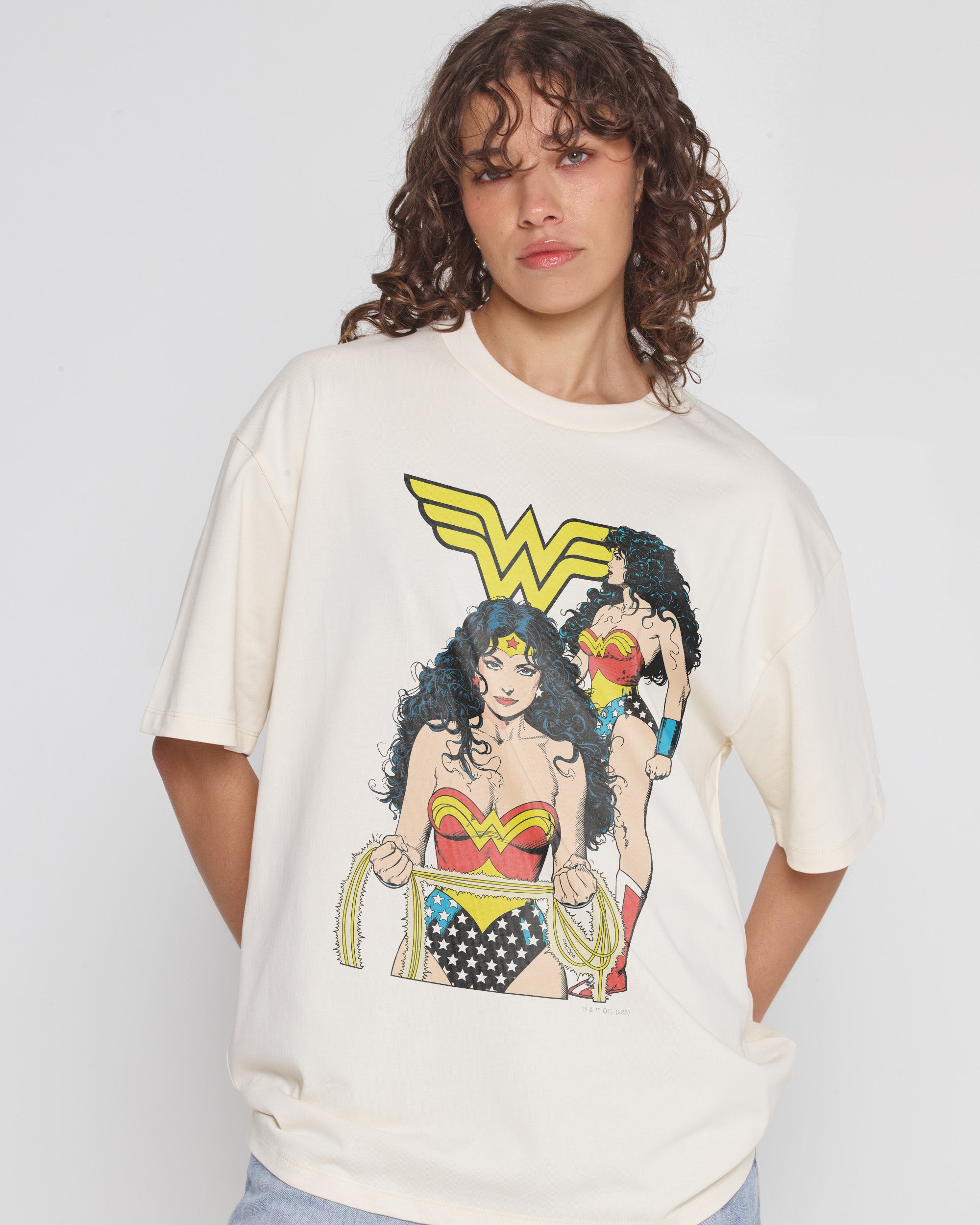 Wonder Woman Queen of the Amazons Oversized Tee Threadheads Australia Online