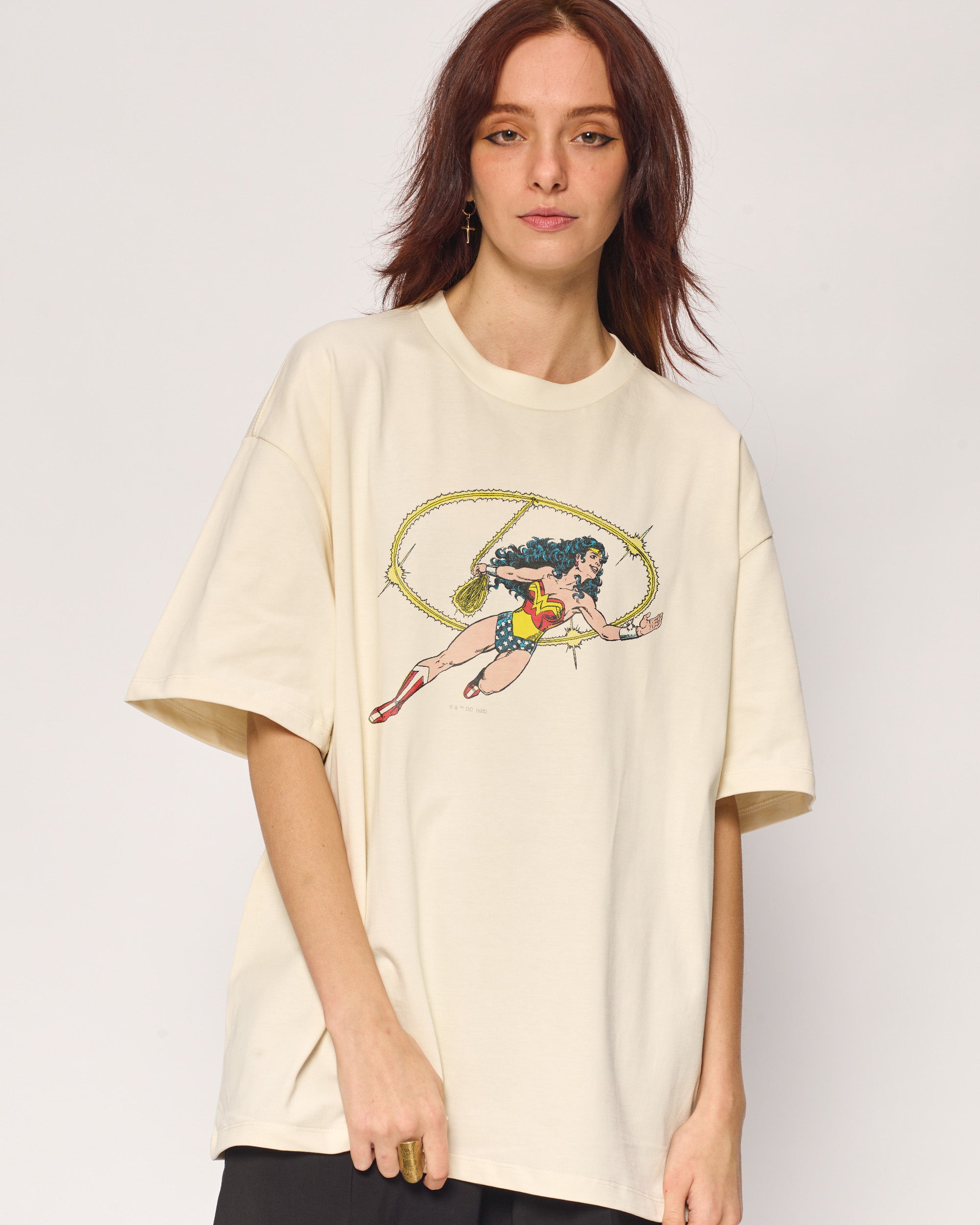 Wonder Woman Lasso of Truth Oversized Tee Threadheads Australia Online