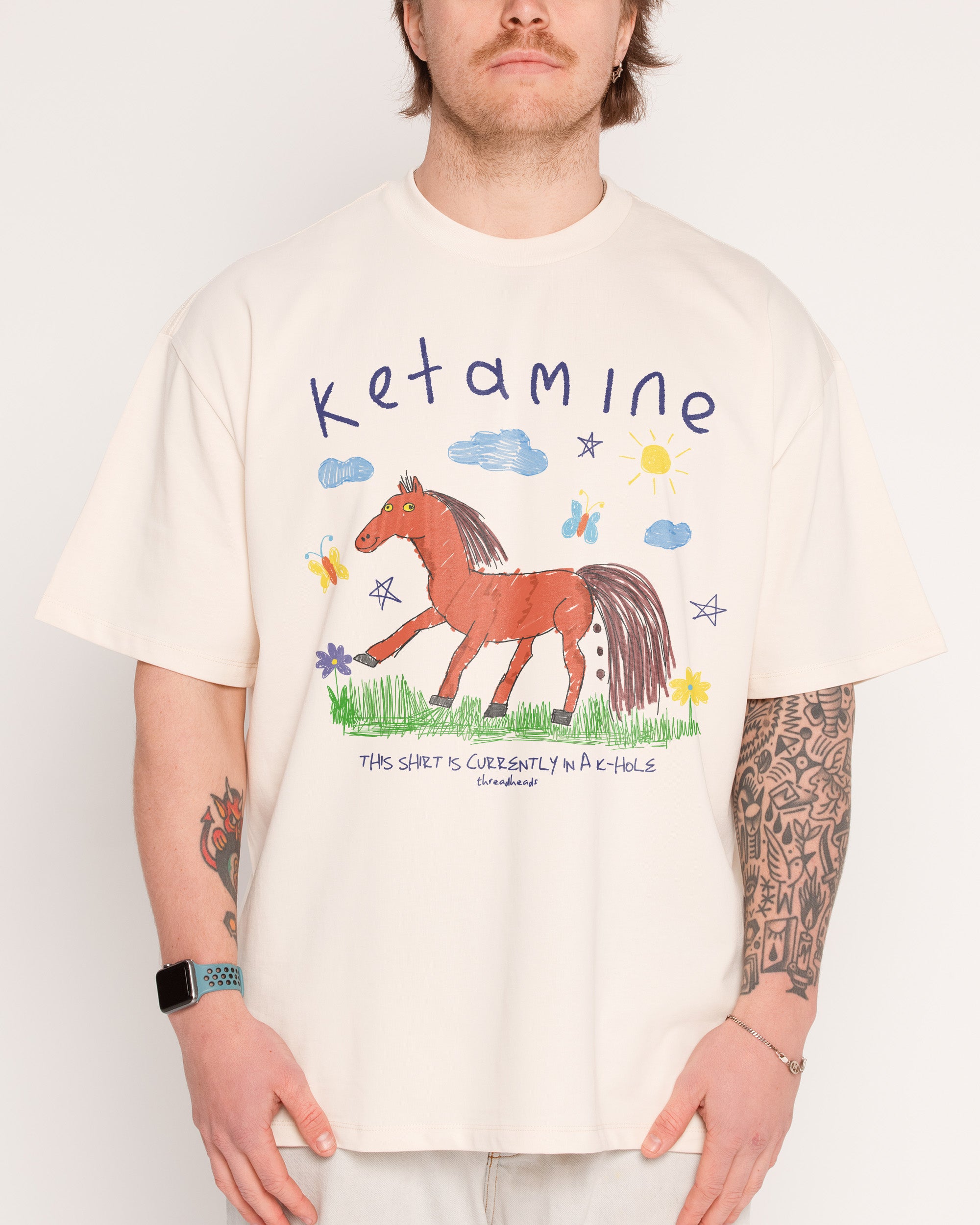 Ketamine Oversized Tee | Vintage Heavy Oversized Tee USA