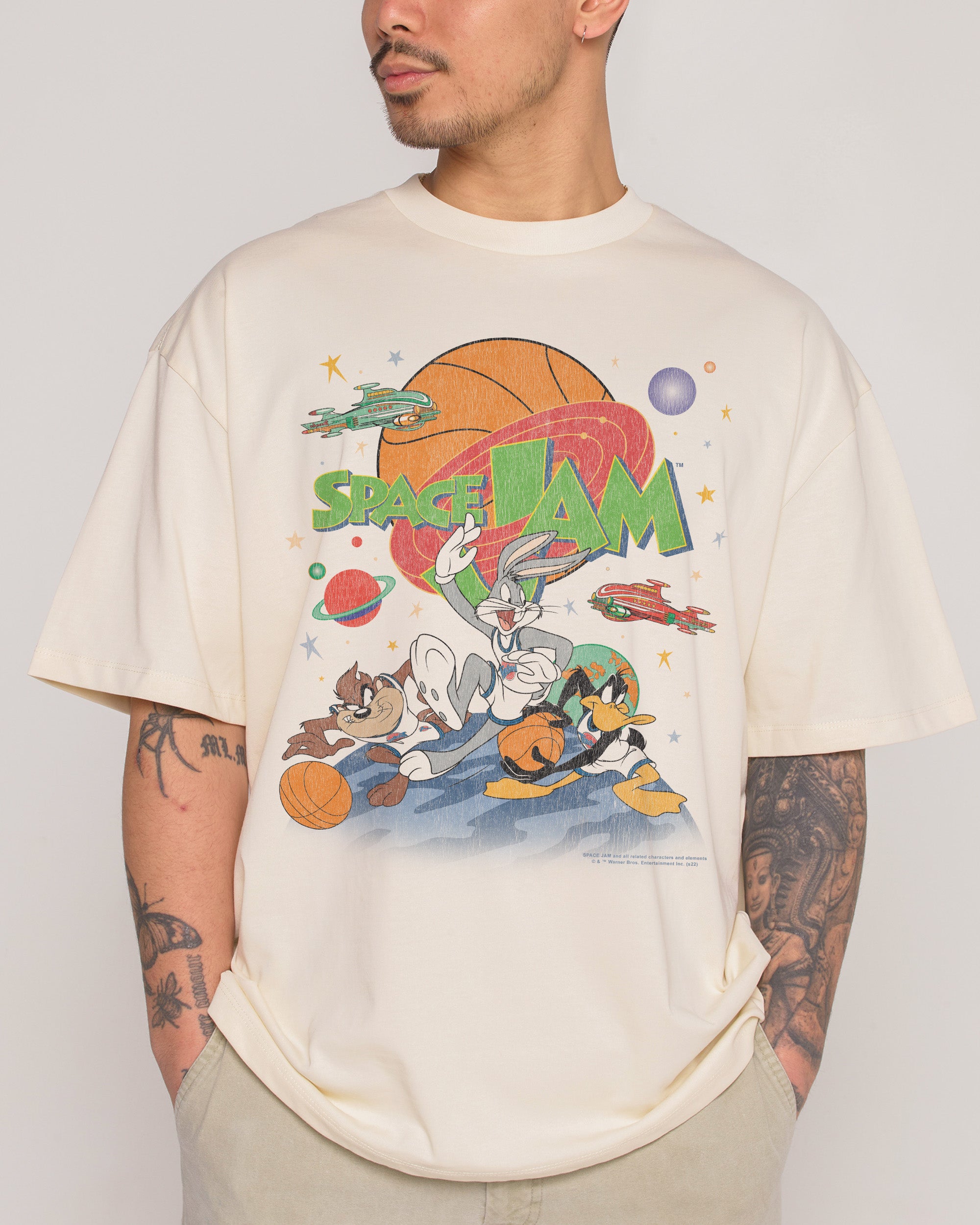 Space Jam Oversized Tee | Official Looney Tunes Merchandise