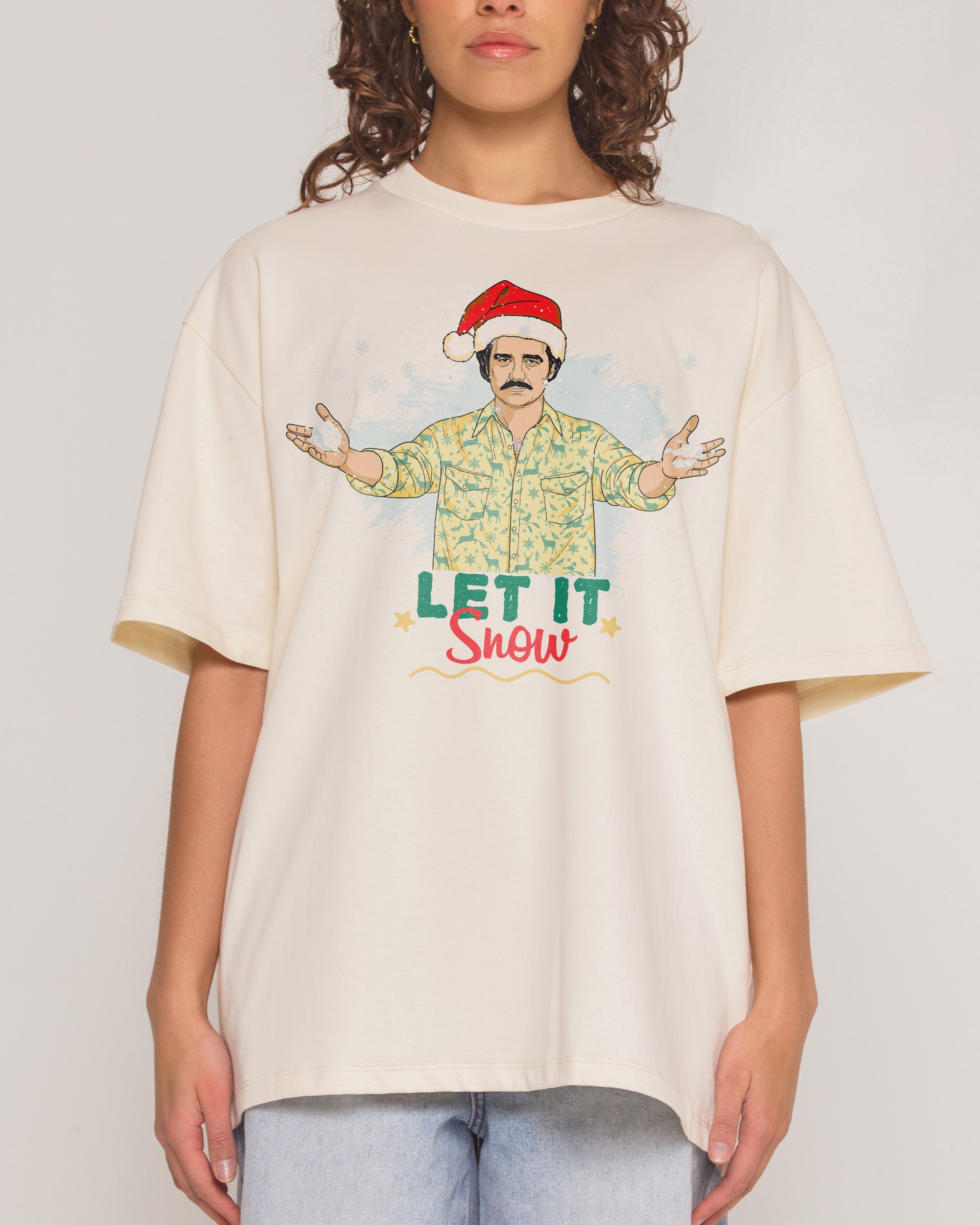 Let it Snow Oversized Tee