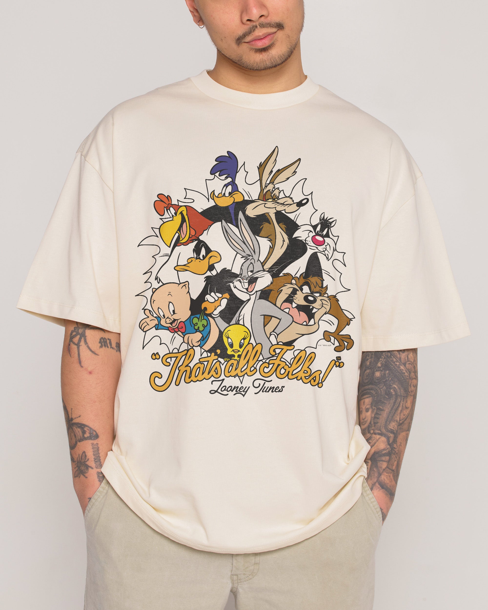 Looney Tunes The Folks Oversized Tee Australia Threadheads Online