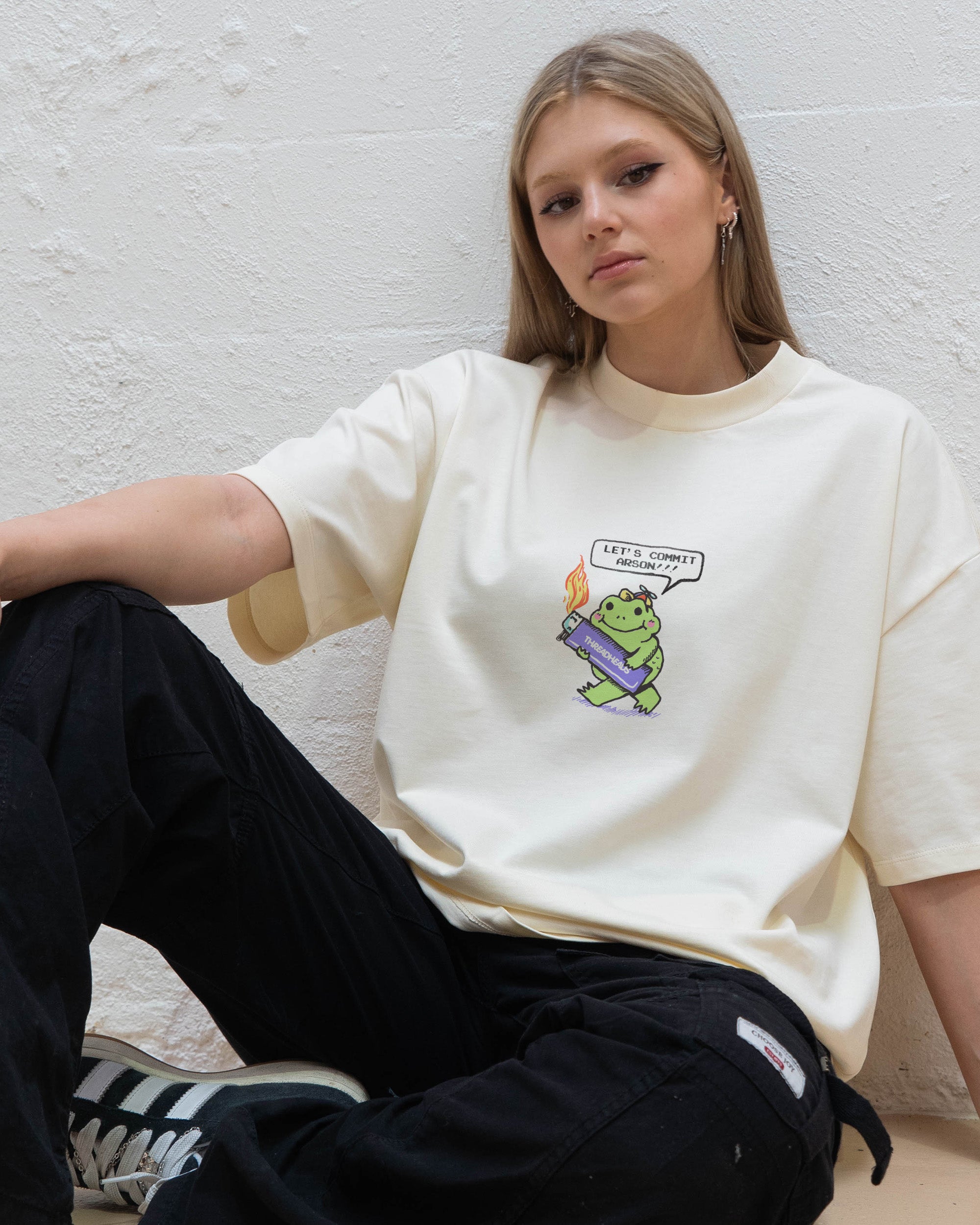 Let's Commit Arson Oversized Tee