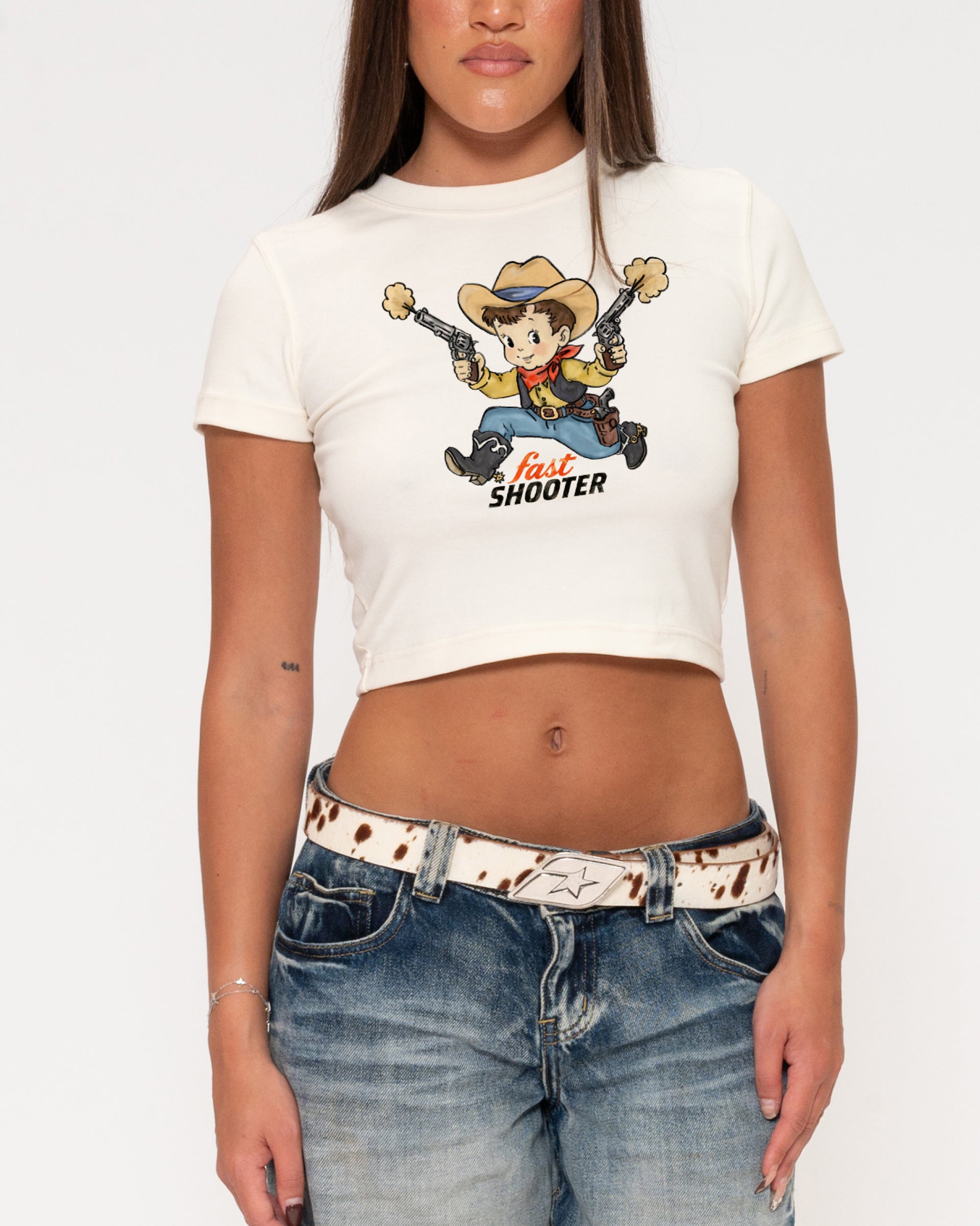 Fast Shooter Natural Baby Tee