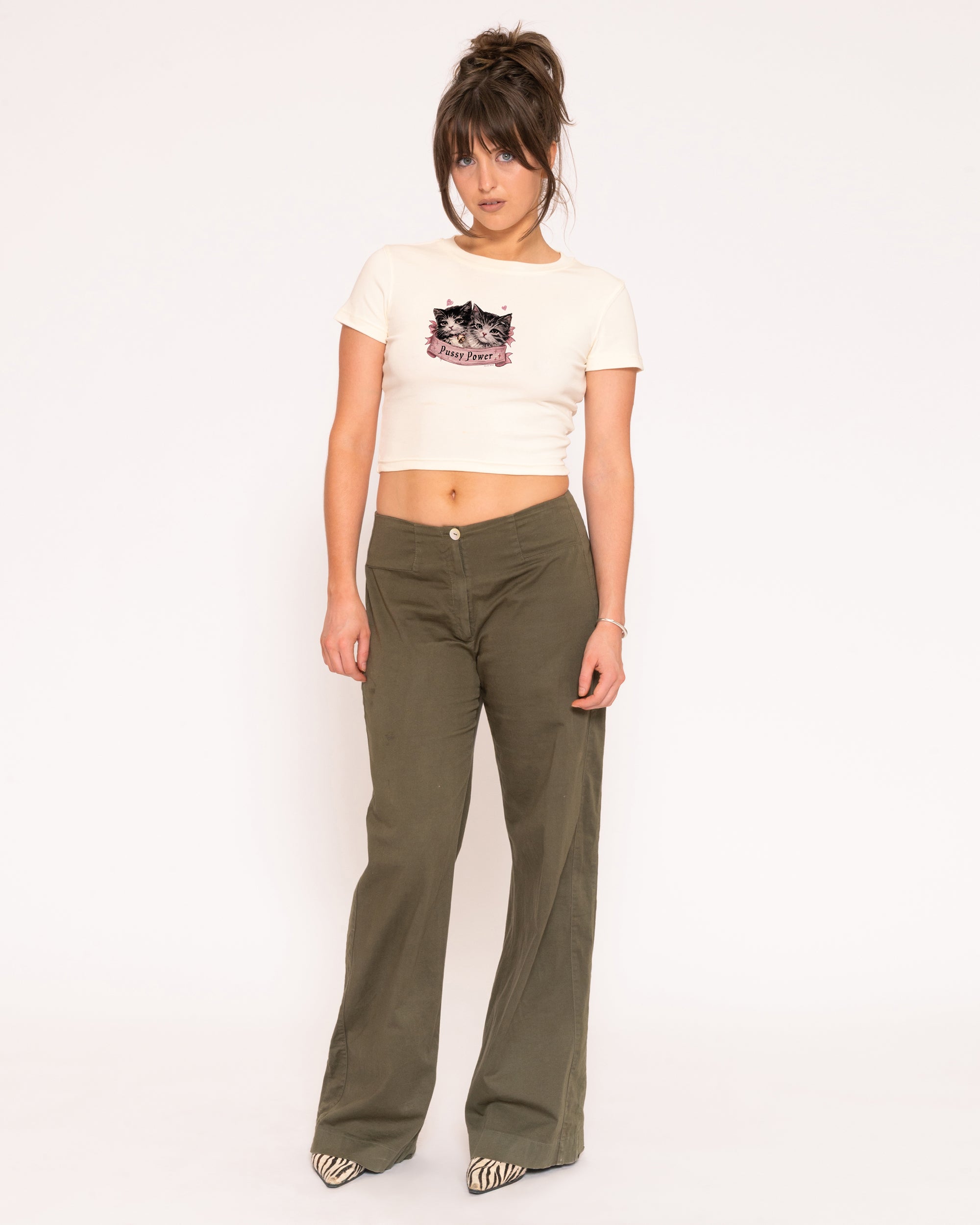 Pussy Power Natural Baby Tee