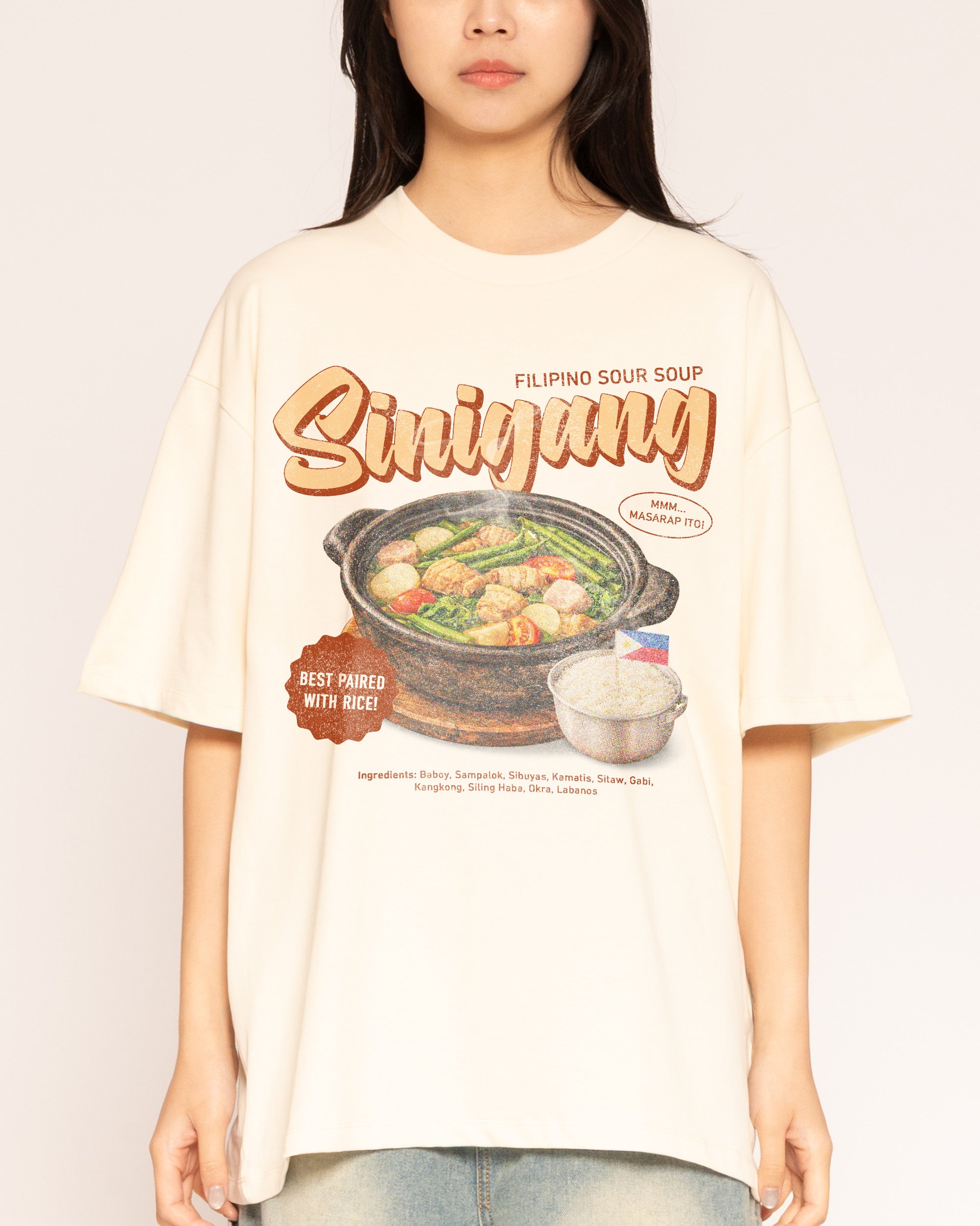 Sinigang Natural Oversized Tee