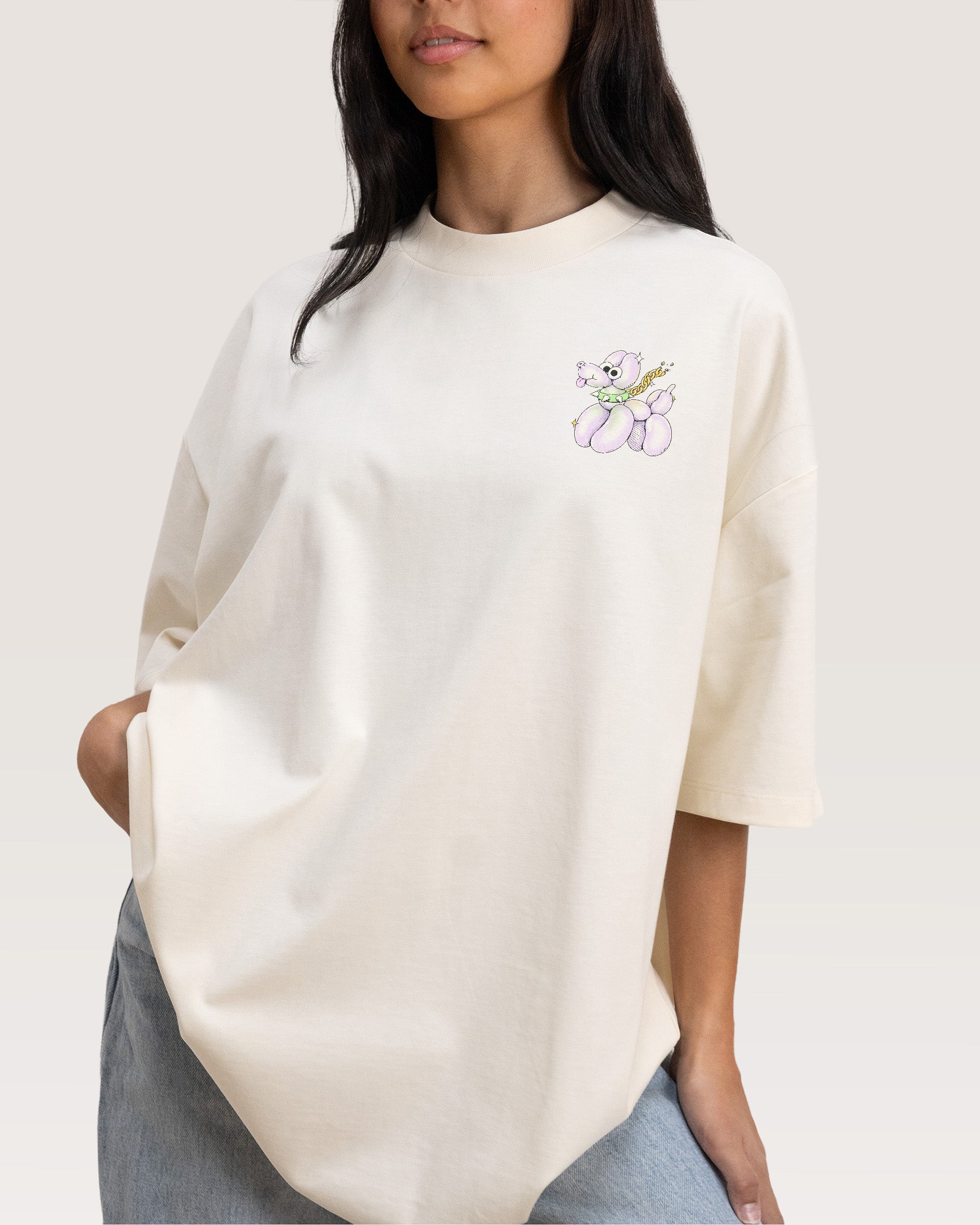 Still Tough Despite My Gentle Demeanour Natural Oversized Tee