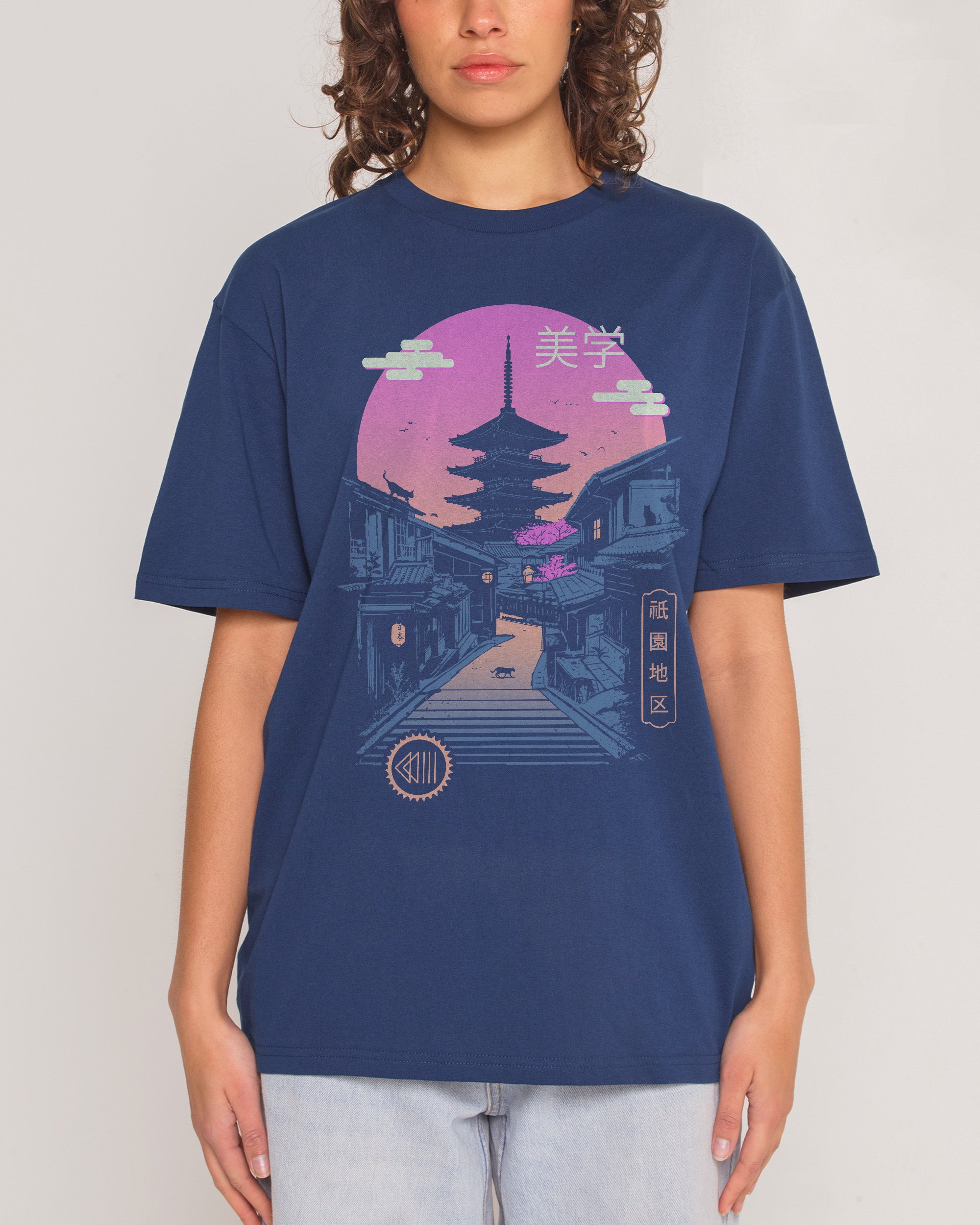 Pagoda Wave Aesthetics T-Shirt | Designed by Vincent Trinidad Art Pagoda Wave Aesthetics T-Shirt | Designed by Vincent Trinidad Art