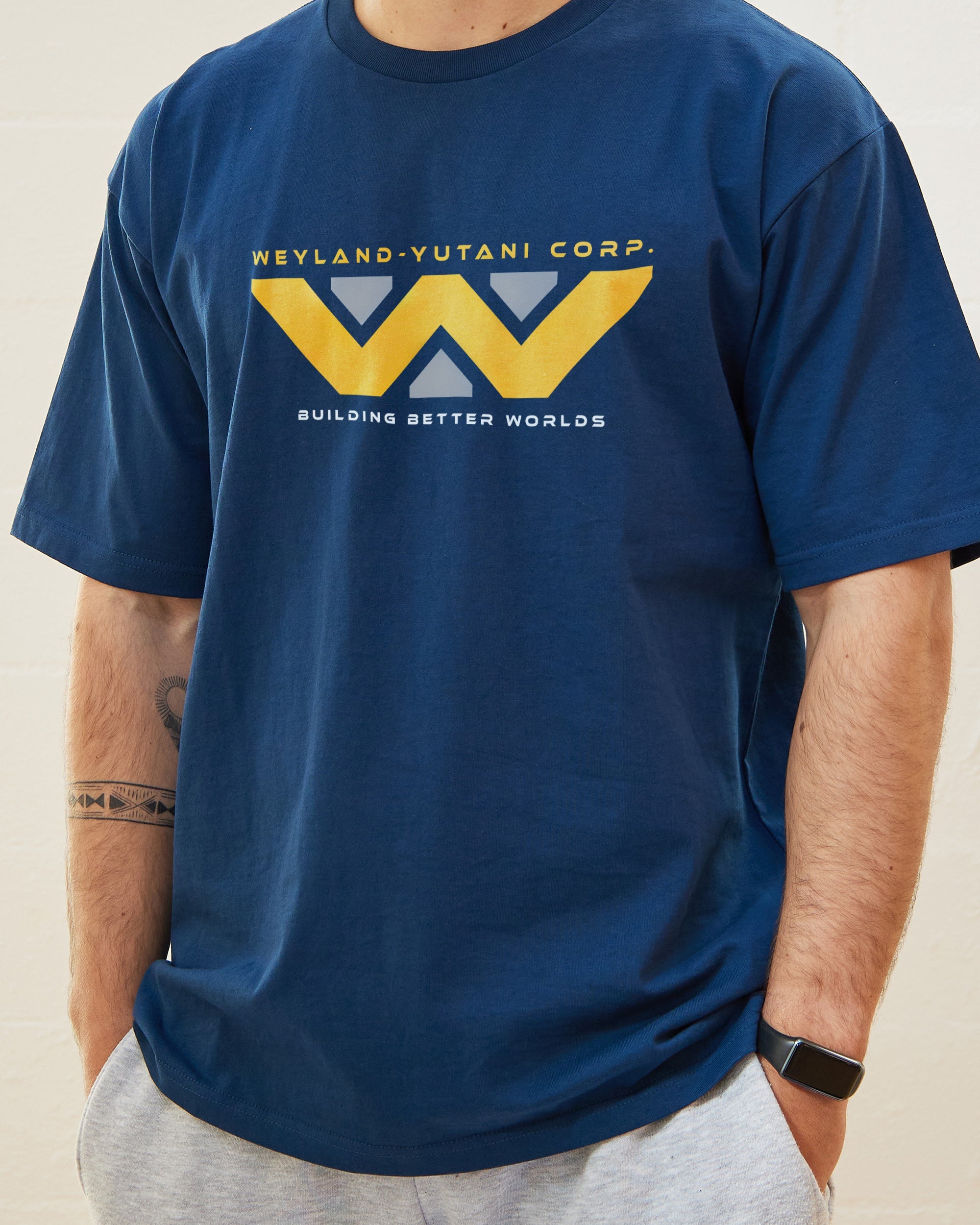 Weyland-Yutani Corp T-Shirt Australia Online #colour_navy
