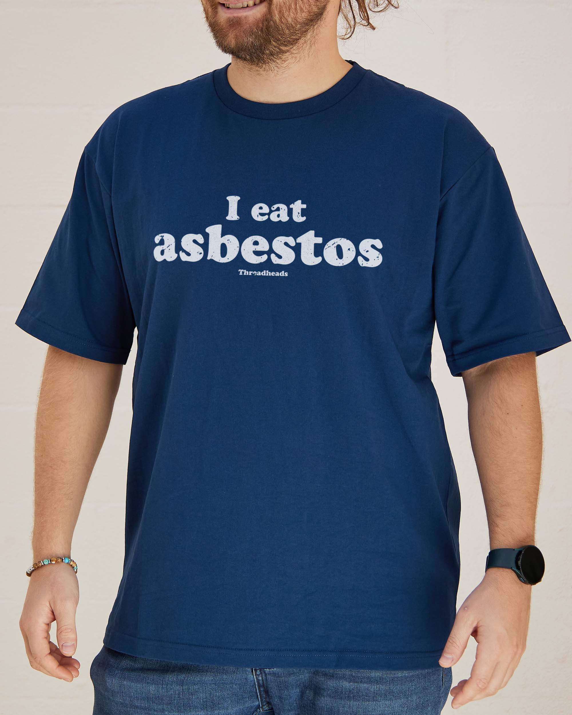 I Eat Asbestos T-Shirt Australia Online Navy