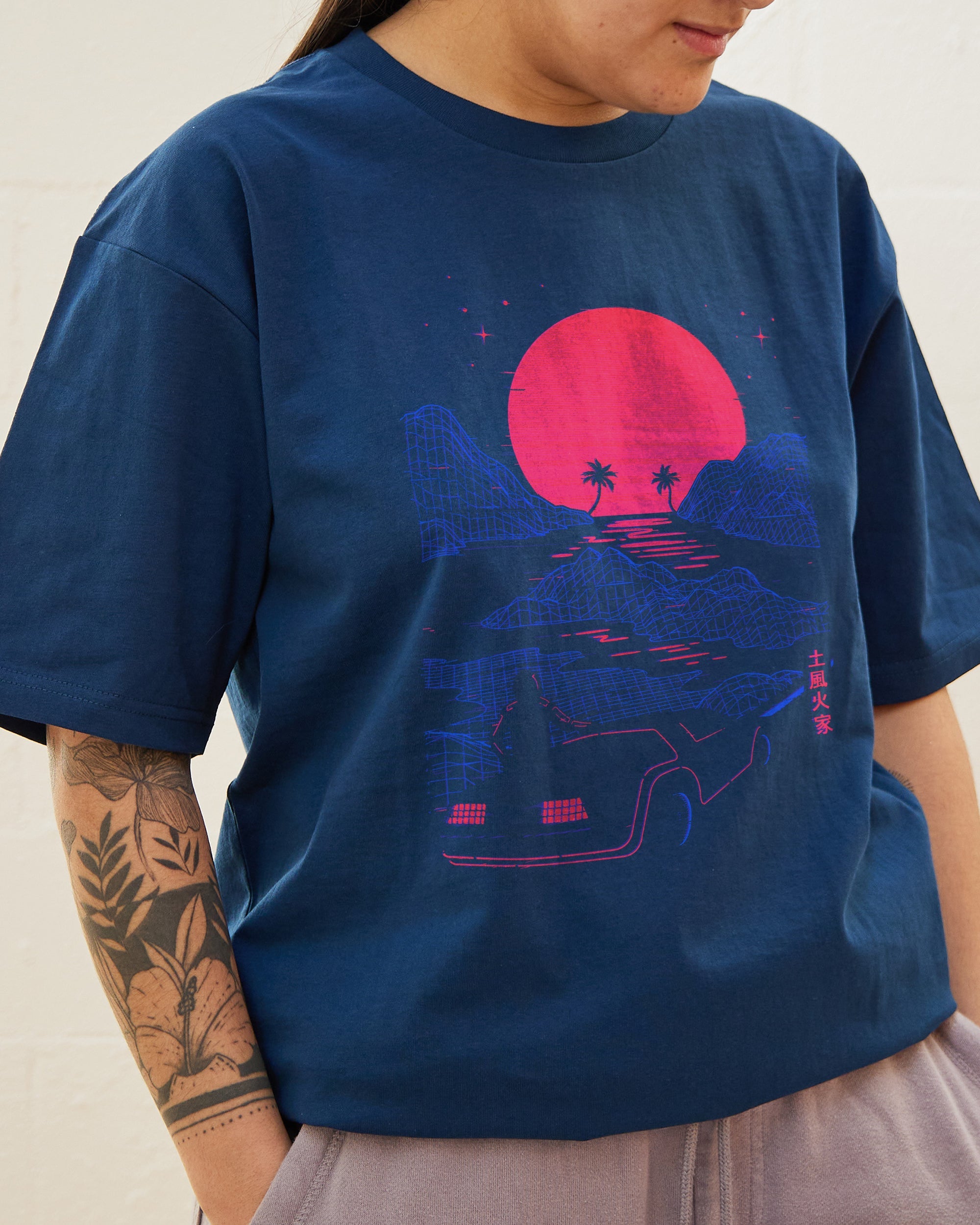 Midnight Drive T-Shirt Australia Online #colour_navy