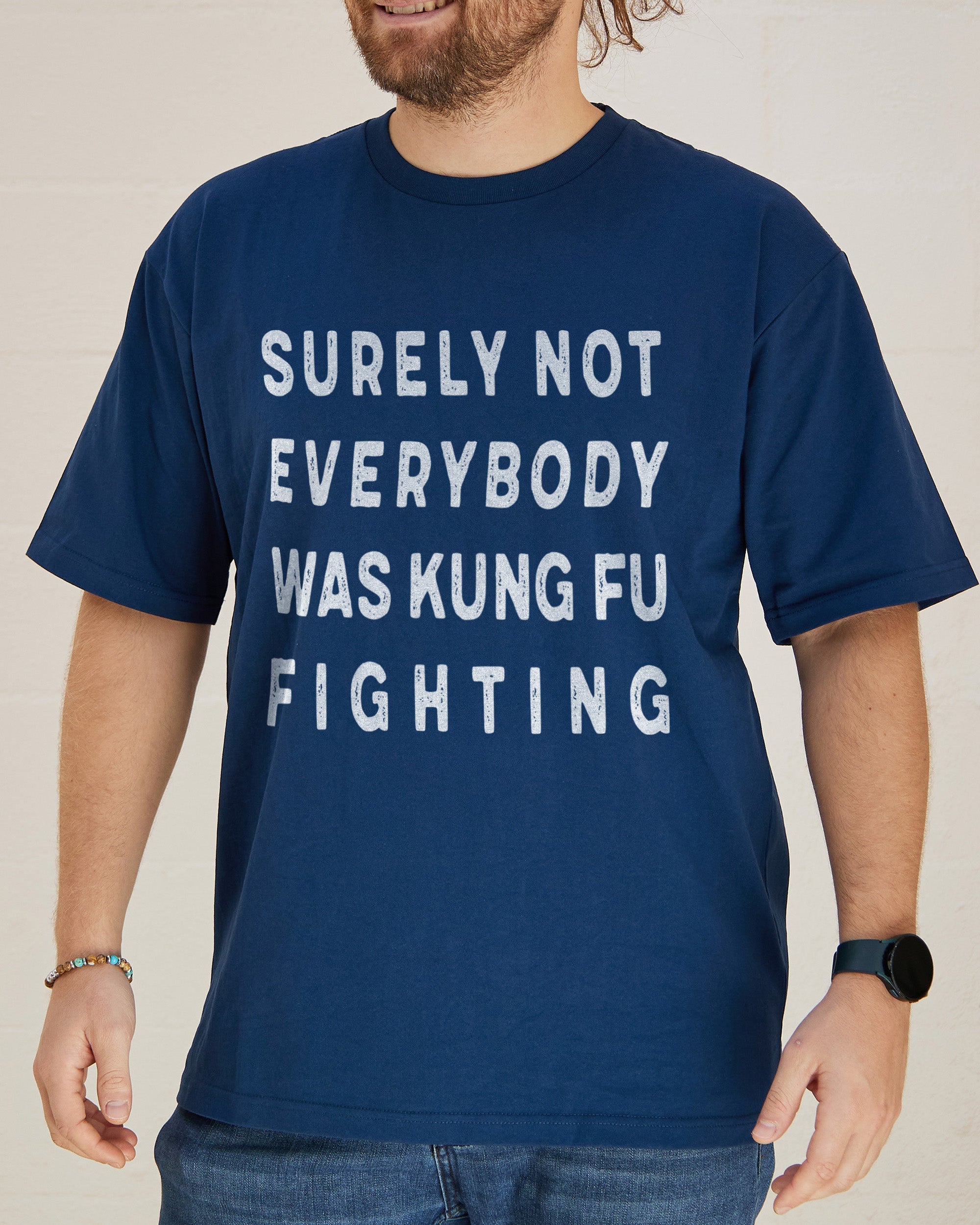Kung Fu Fighting T-Shirt Australia Online #colour_navy