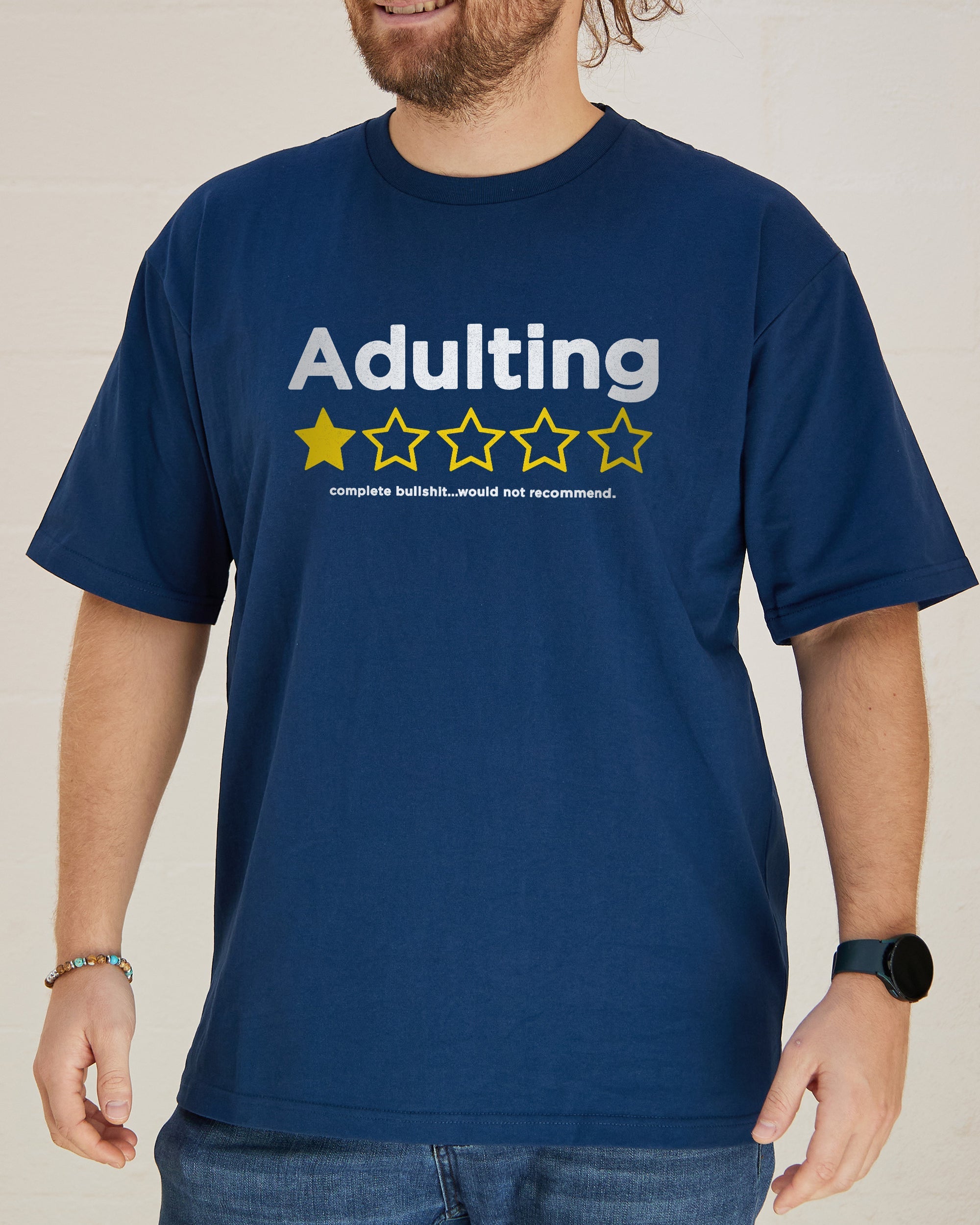 Adulting T-Shirt Australia Online #colour_navy
