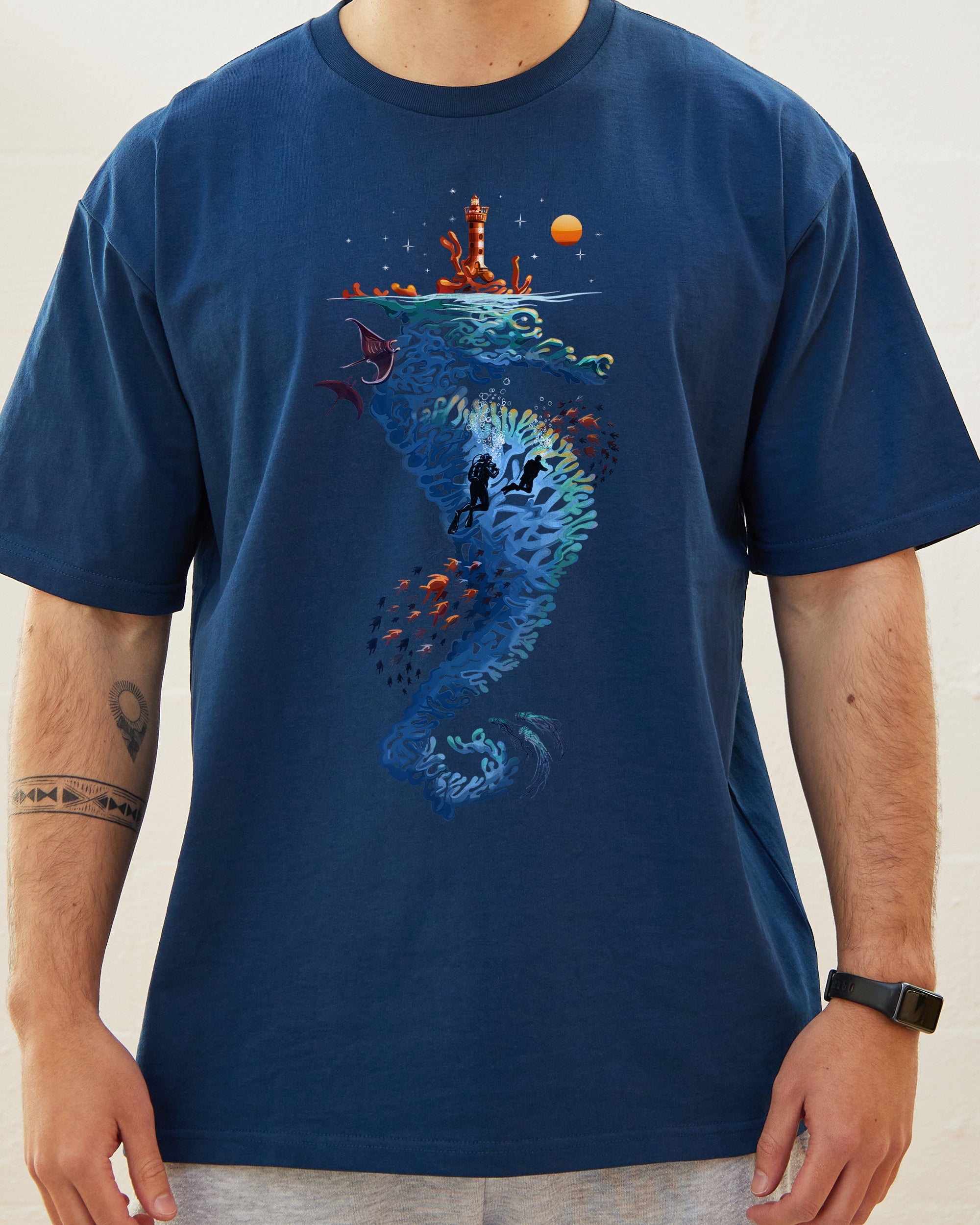 Dream in Blue T-Shirt Australia Online #colour_navy