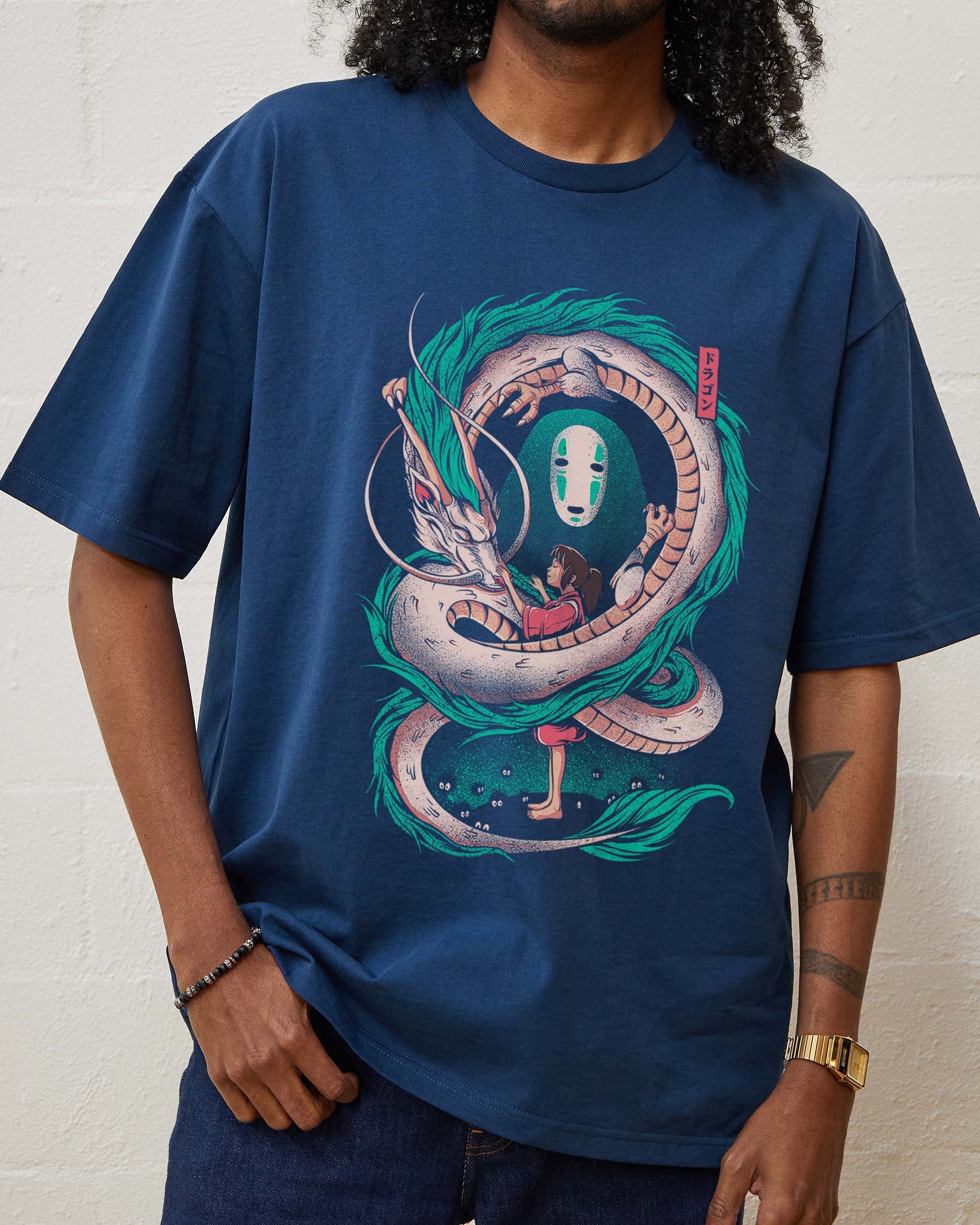 The Princess and the Dragon T-Shirt Australia Online #colour_navy