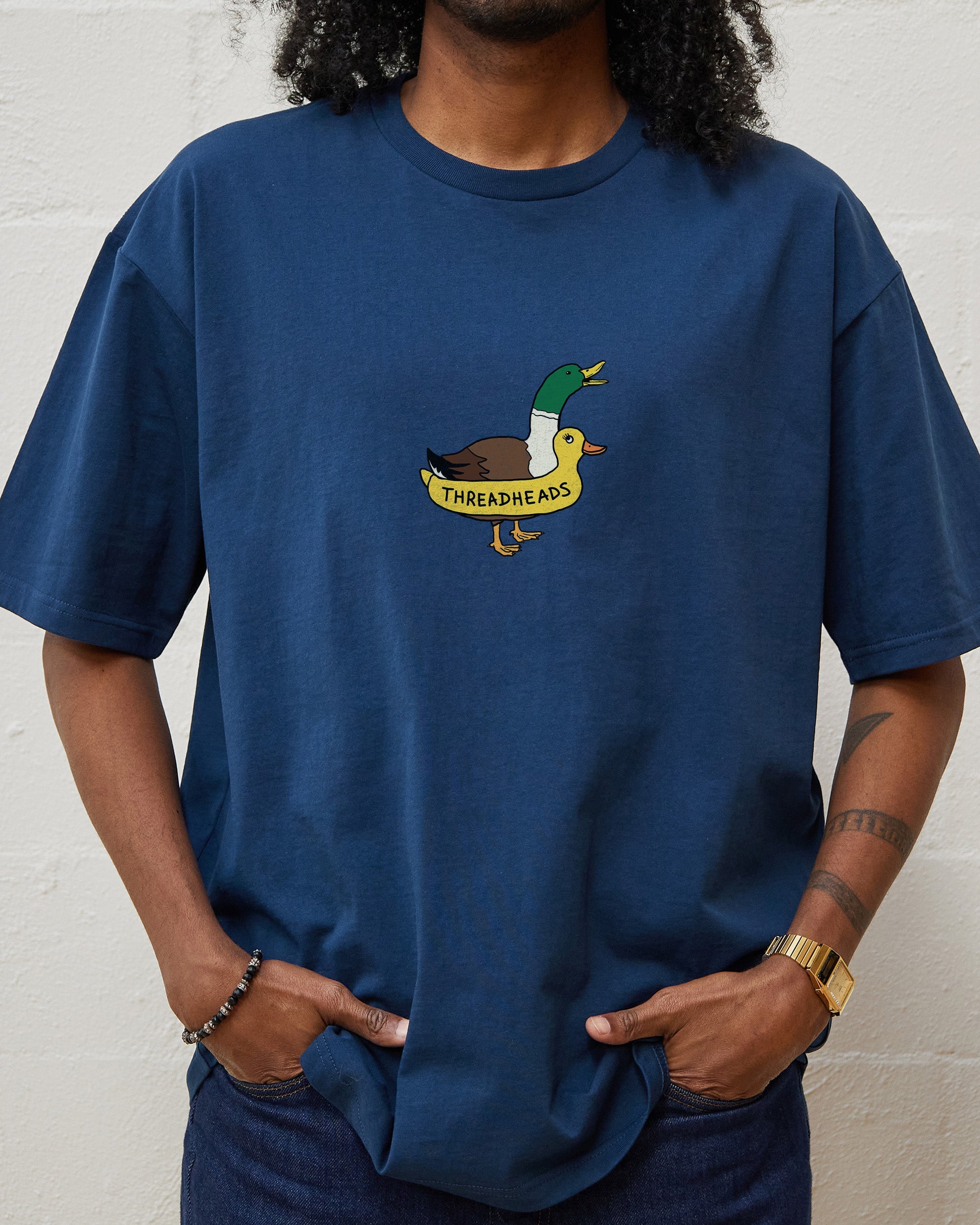 Duck Floatie T-Shirt Australia Online Navy