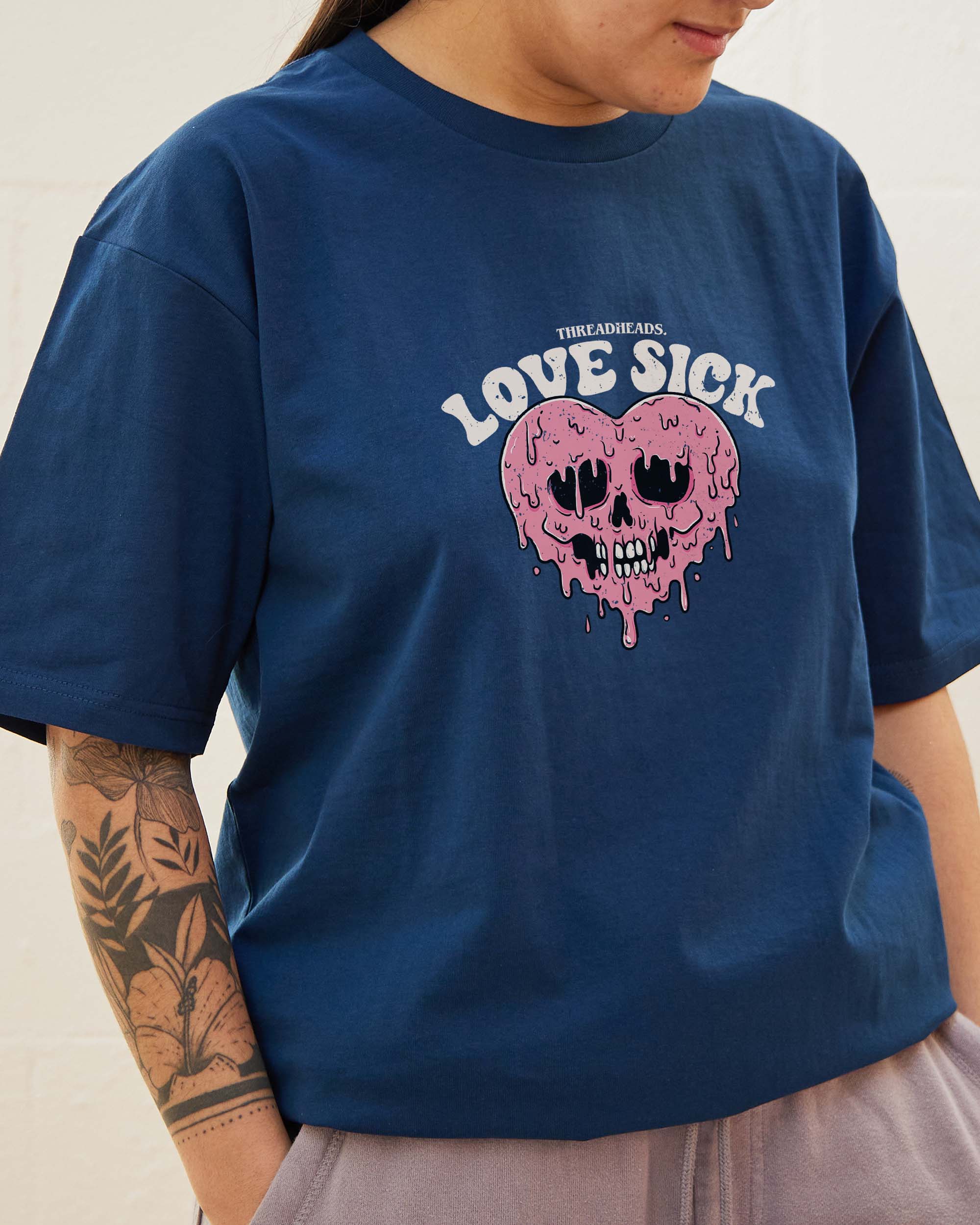 Love Sick T-Shirt Australia Online Navy