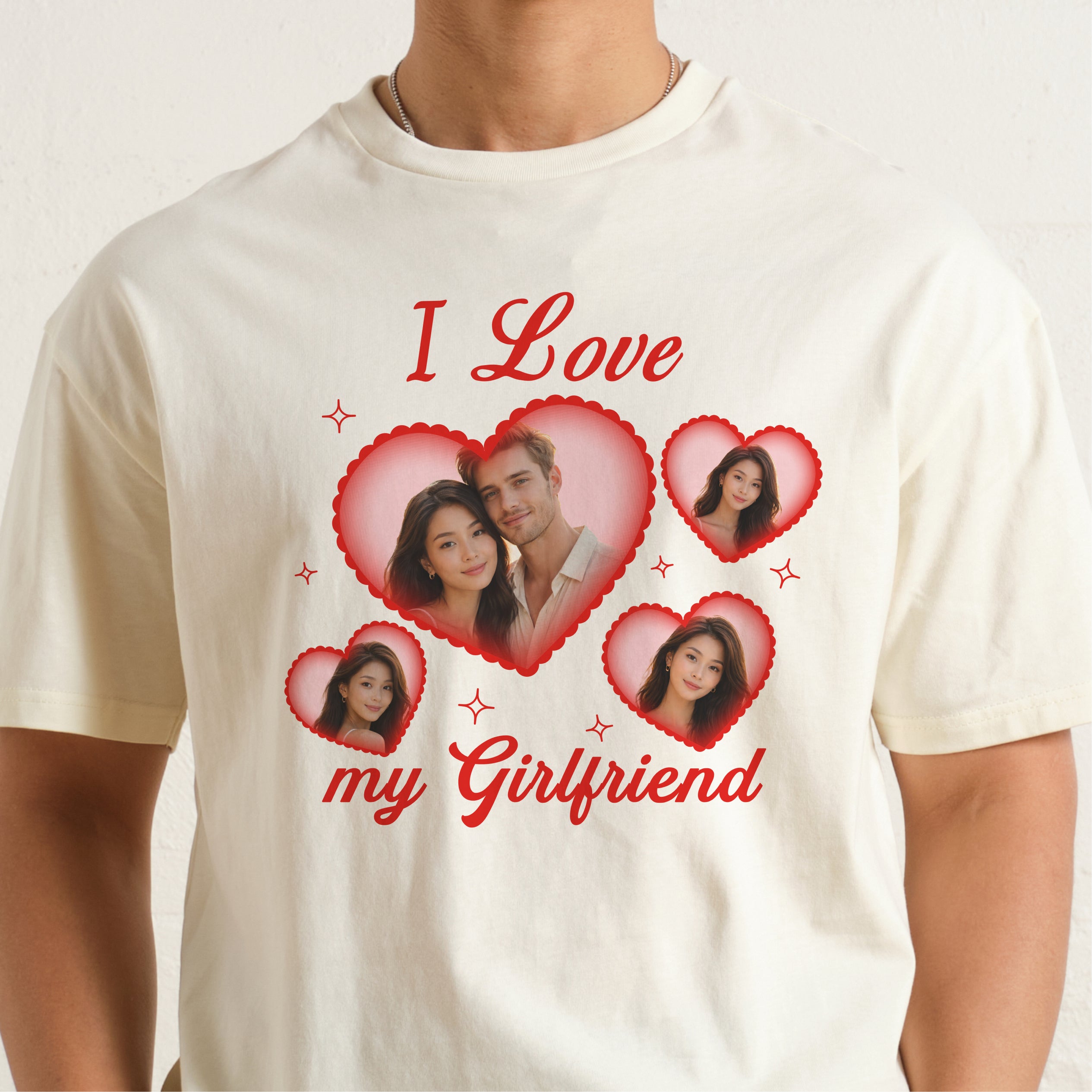 I Love My Girlfriend/Boyfriend Teee | Personalised T-Shirts
