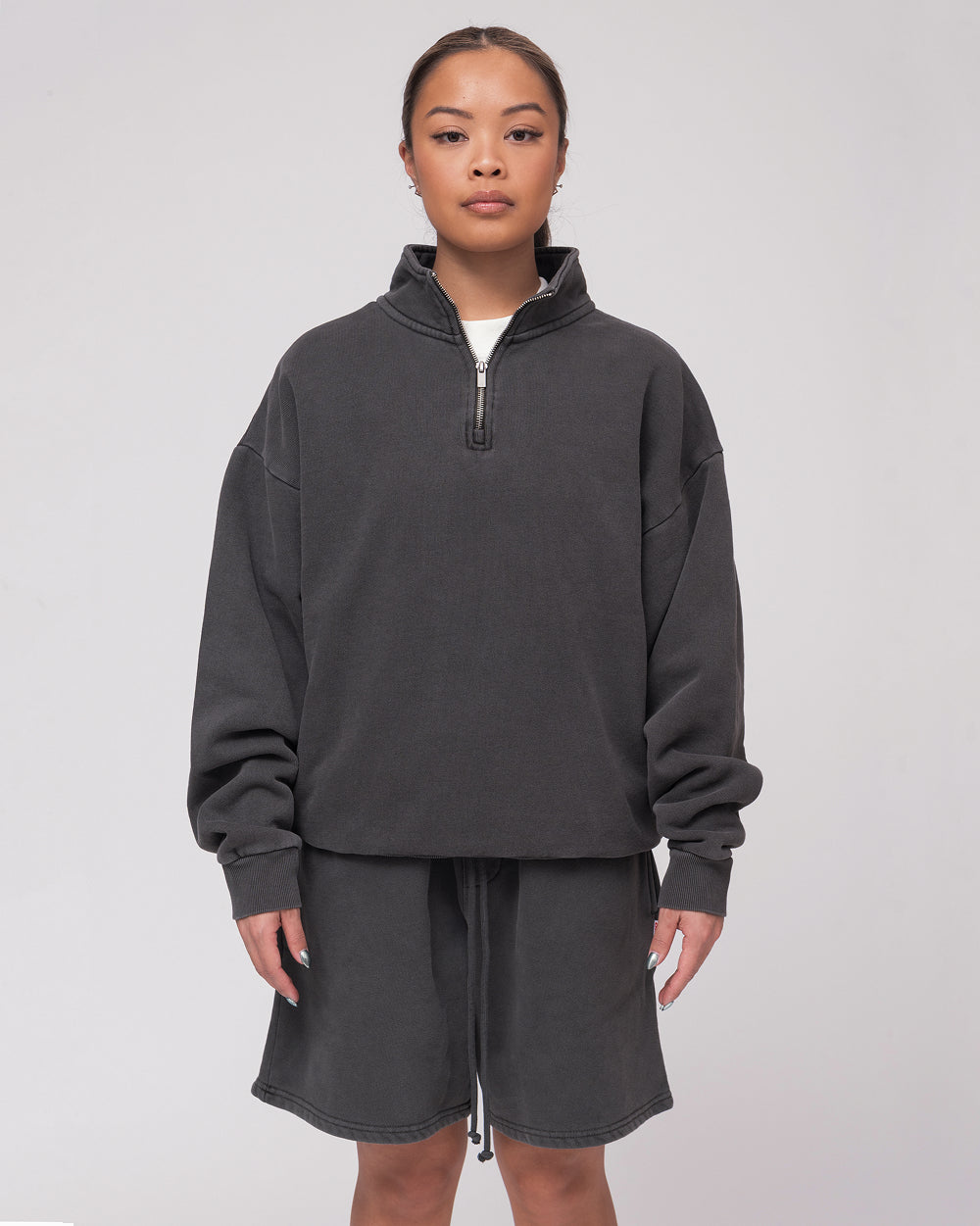 Out of Order Quarter Zip #colour_slate