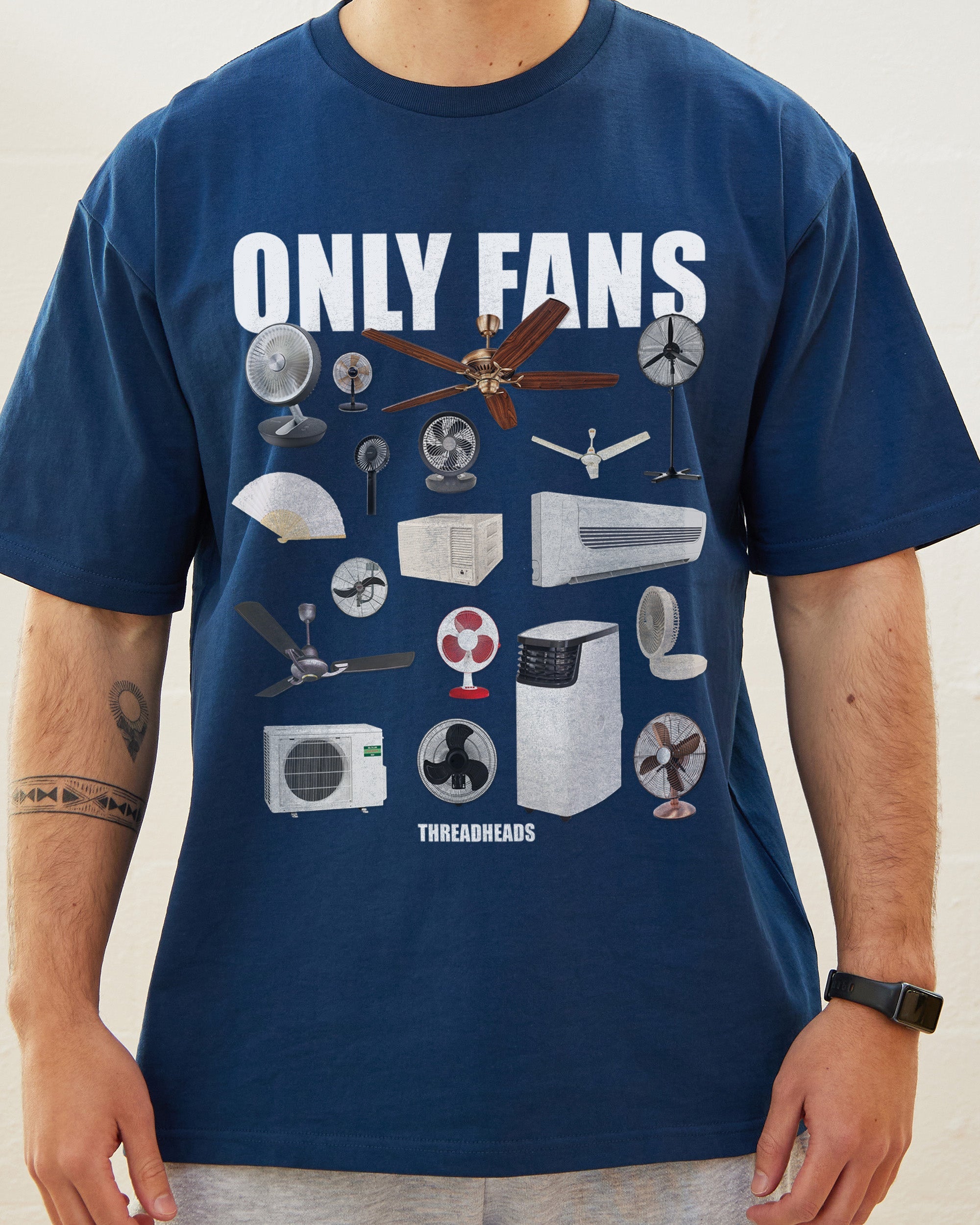 Only Fans T-Shirt Australia Online #colour_navy