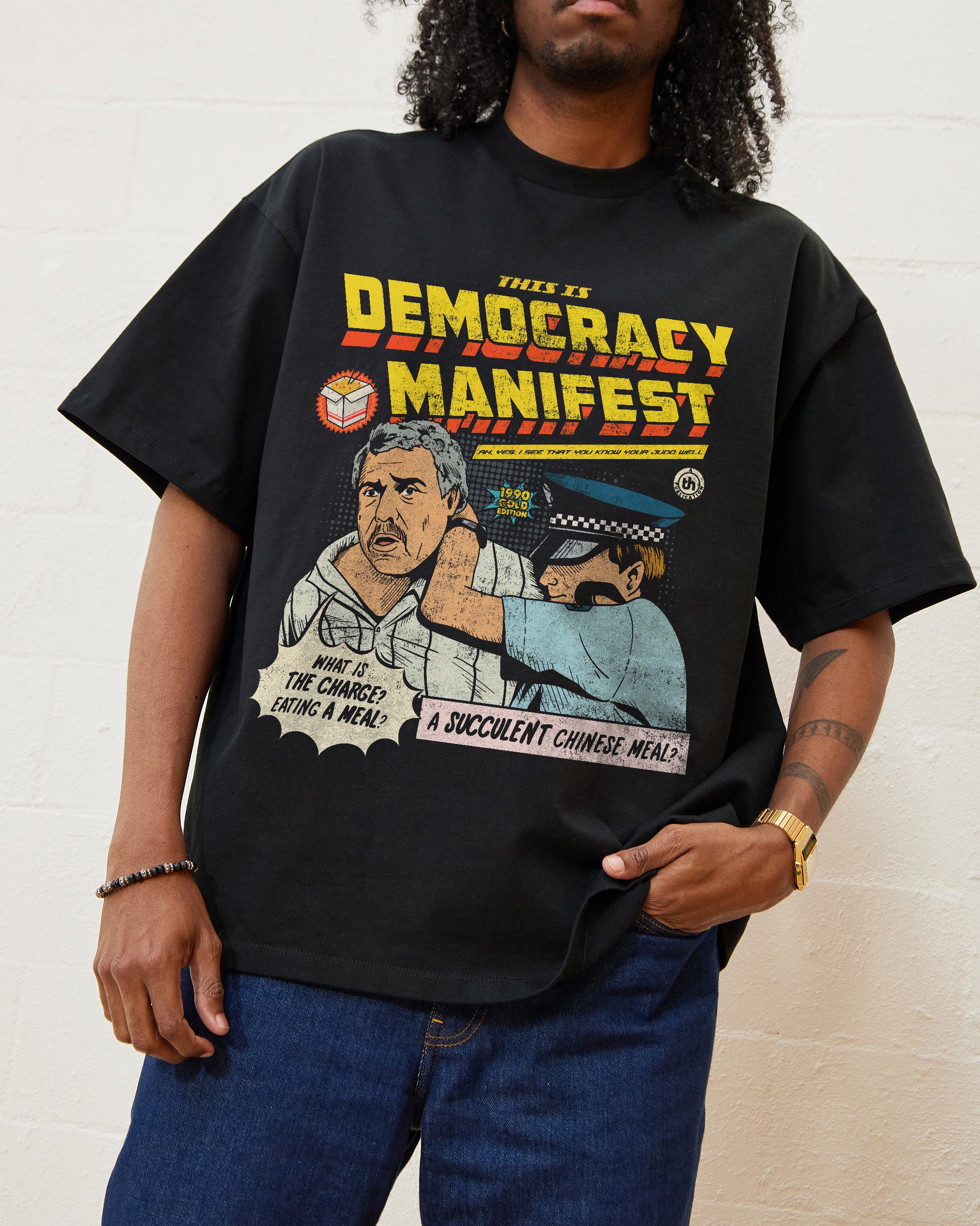 This Is Democracy Manifest Oversized Tee