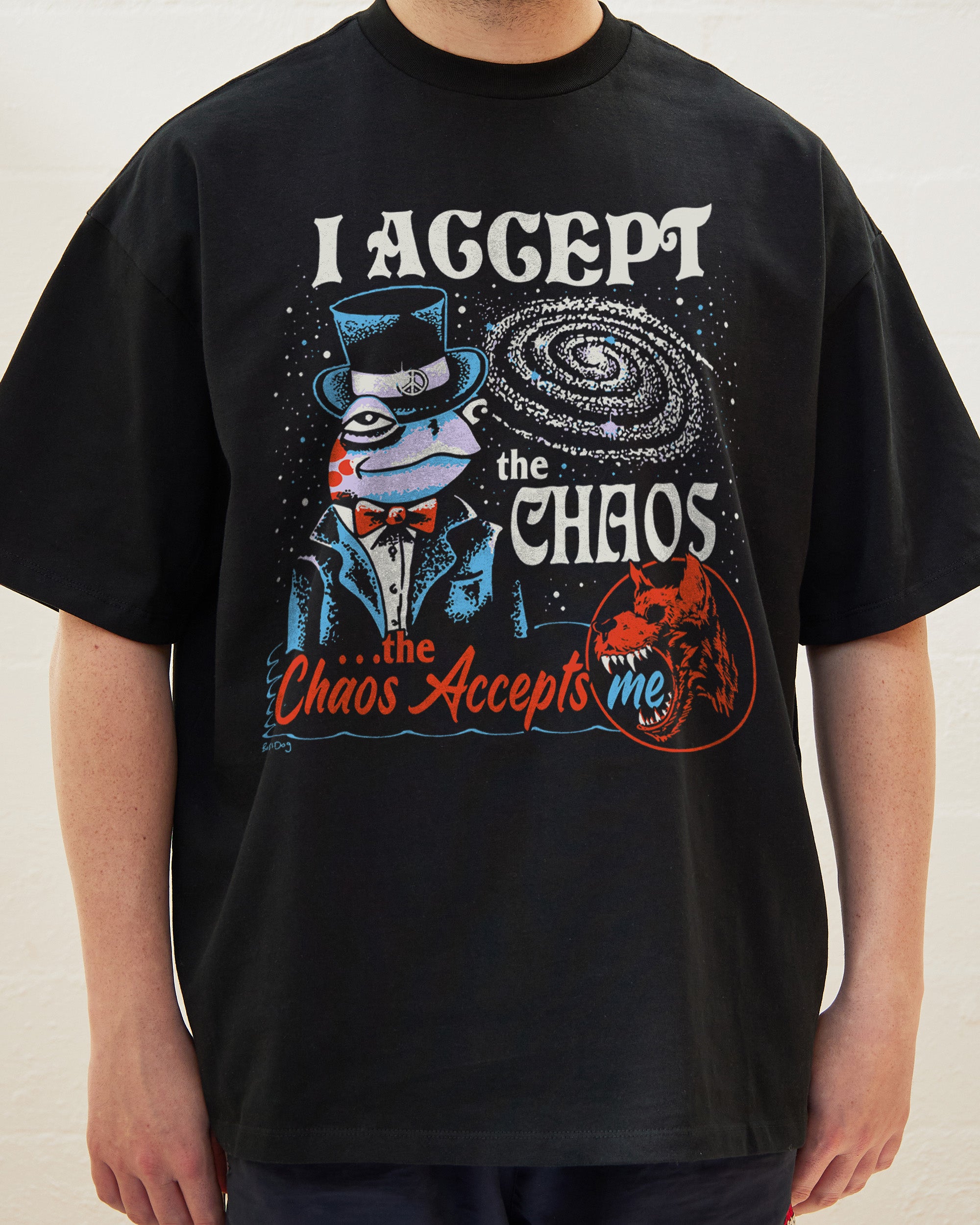 I Accept the Chaos Oversized Tee