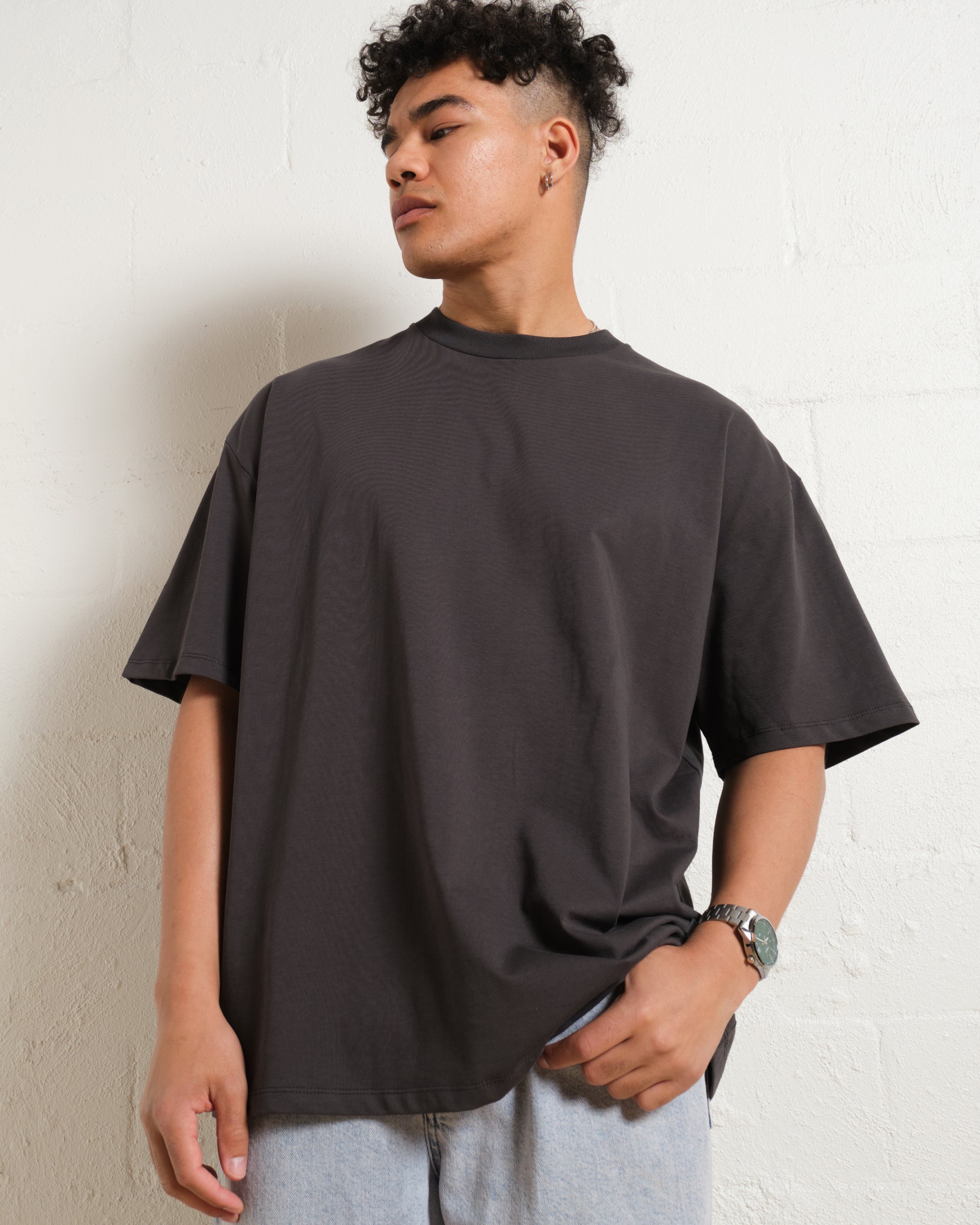 Oversized Tee Australia Online #colour_charcoal