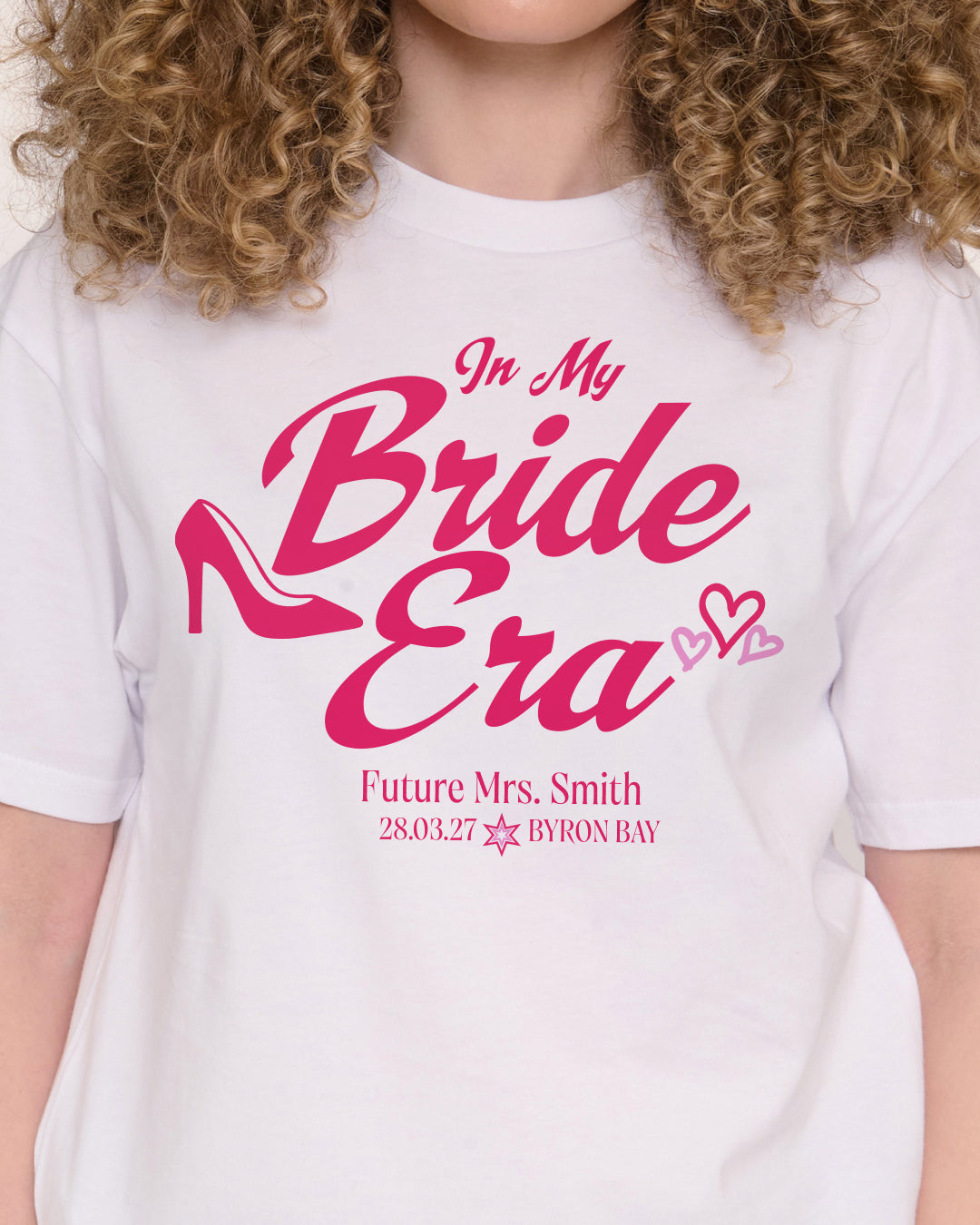 In My Bride Era Hens Custom Tee