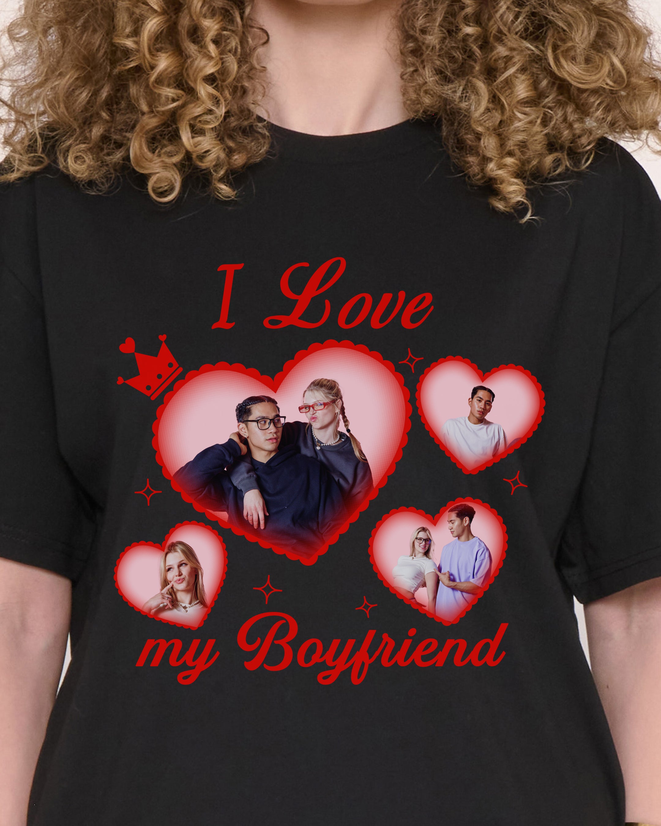 I Love My Girlfriend/Boyfriend Teee | Personalised T-Shirts