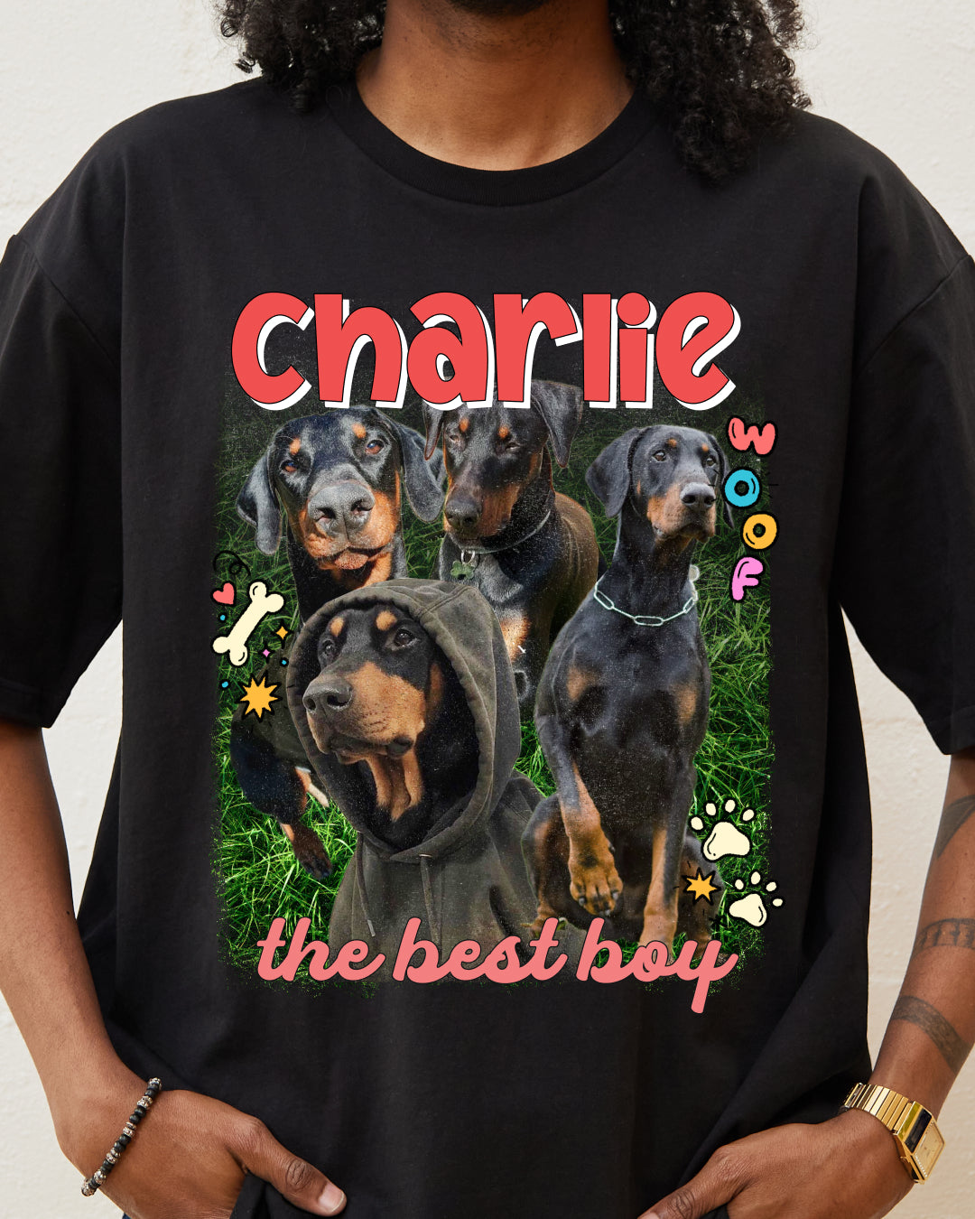 Dog Bootleg Tee Custom Tee – view 6