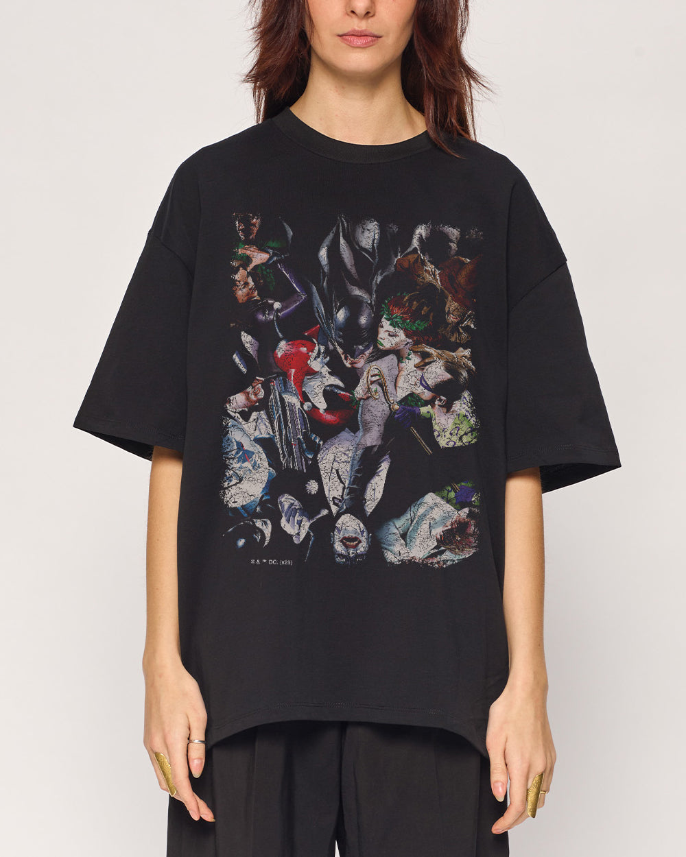Batman Villains Compilation Oversized Tee Threadheads Australia Online