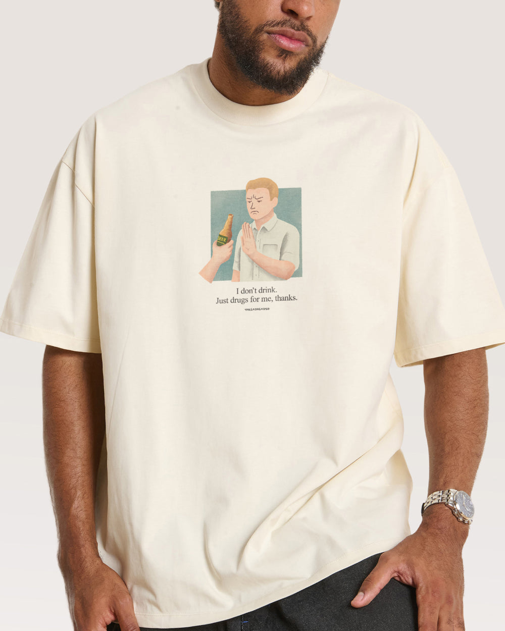 I Don't Drink Oversized Tee Threadheads Australia Online