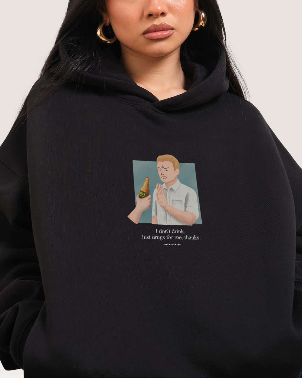 I Don't Drink Hoodie Threadheads Australia Online