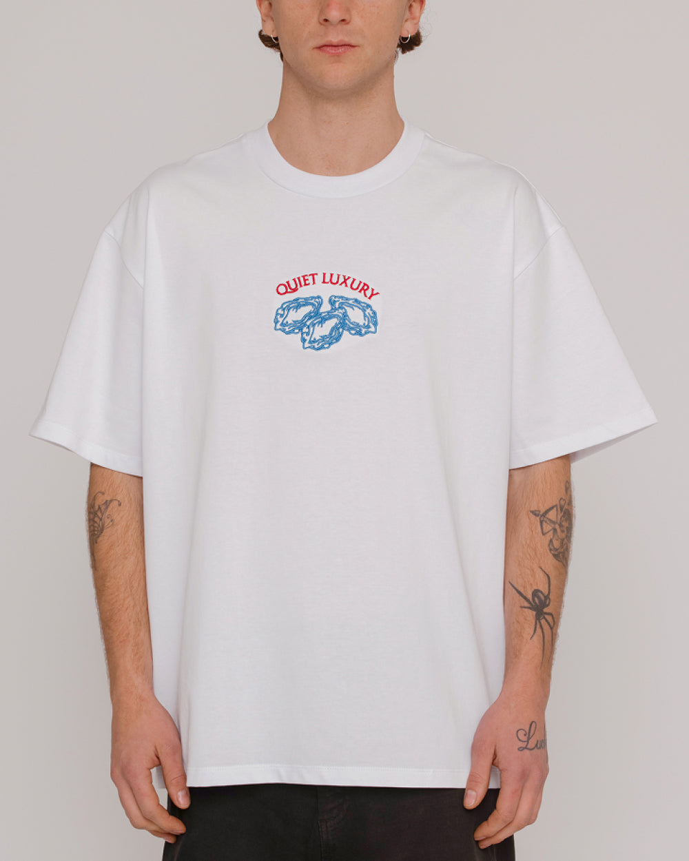 Quiet Luxury Oversized Embroidered Tee Threadheads Australia Online