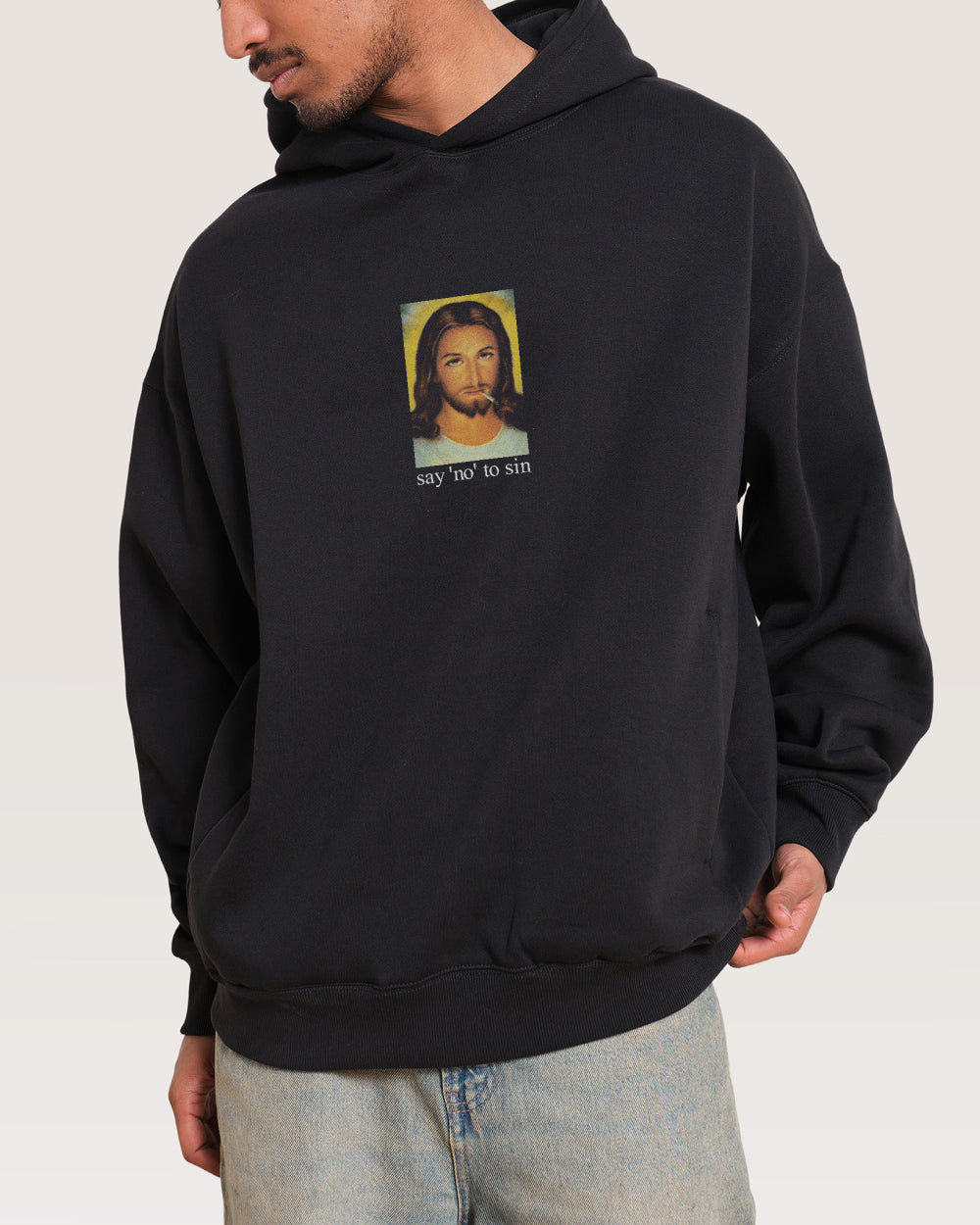 Say No to Sin Hoodie Threadheads Australia Online