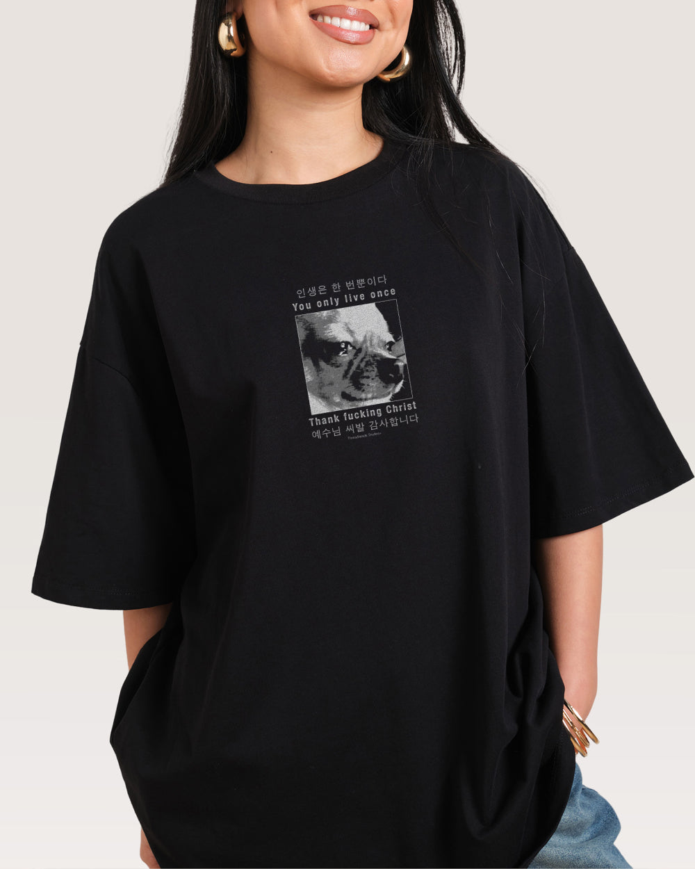 You Only Live Once Oversized Tee Threadheads Australia Online
